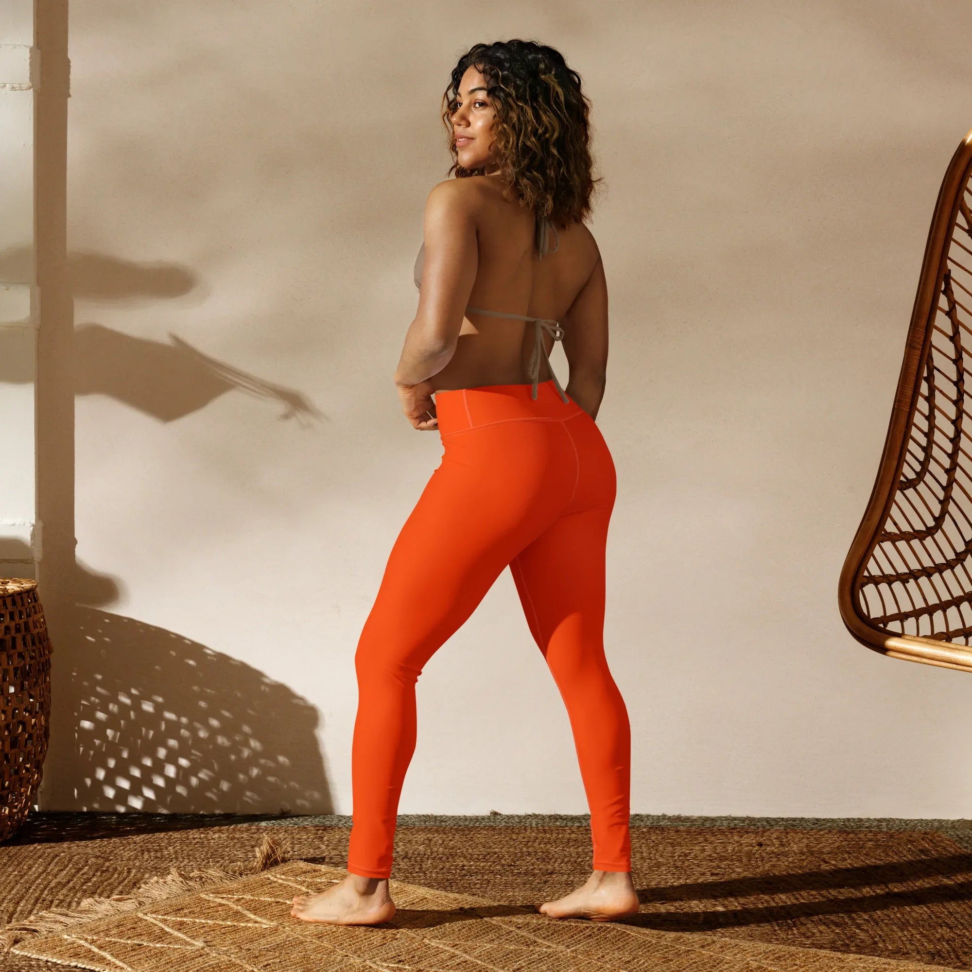 Yoga Leggings Leggings AwRans Clothing all-over-print-yoga-leggings-white-back-68773ccd13630