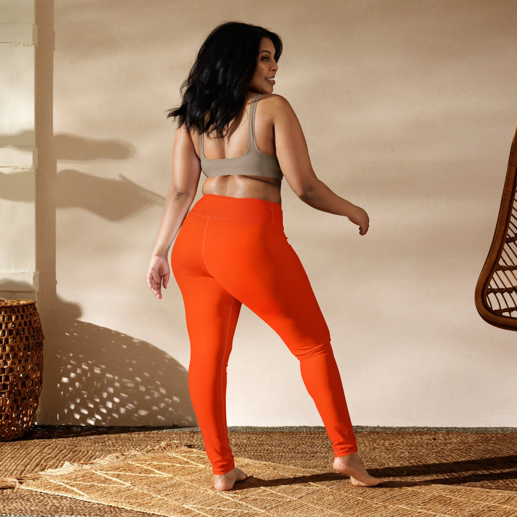 Yoga Leggings Leggings AwRans Clothing all-over-print-yoga-leggings-white-back-68773ccd13823
