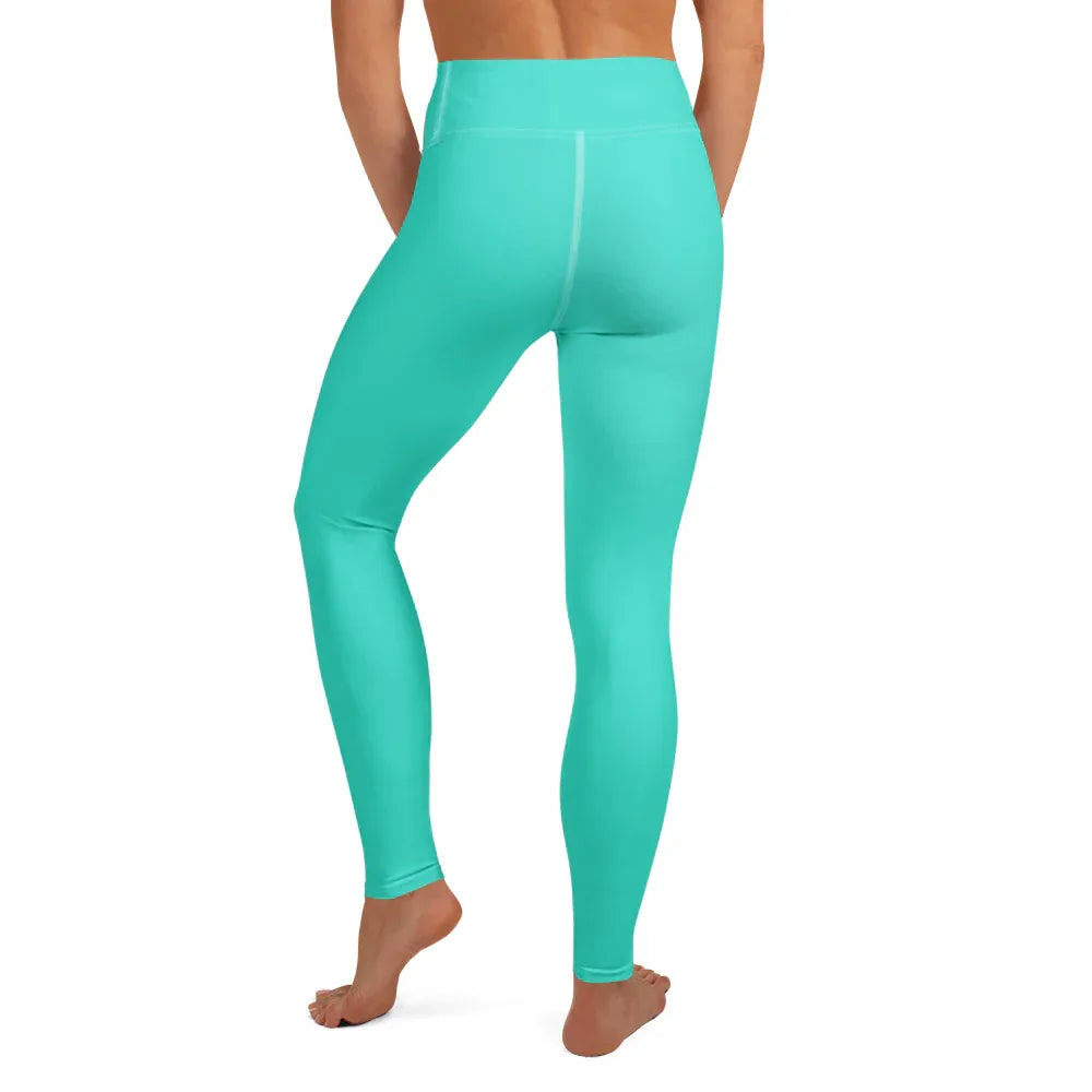Yoga Leggings Leggings AwRans Clothing all-over-print-yoga-leggings-white-back-68773d0c57c21