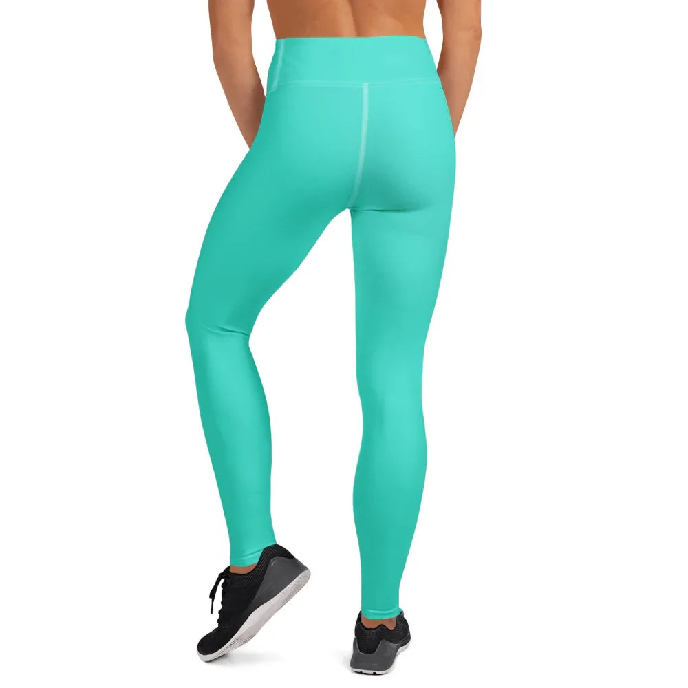Yoga Leggings Leggings AwRans Clothing all-over-print-yoga-leggings-white-back-68773d0c59c26