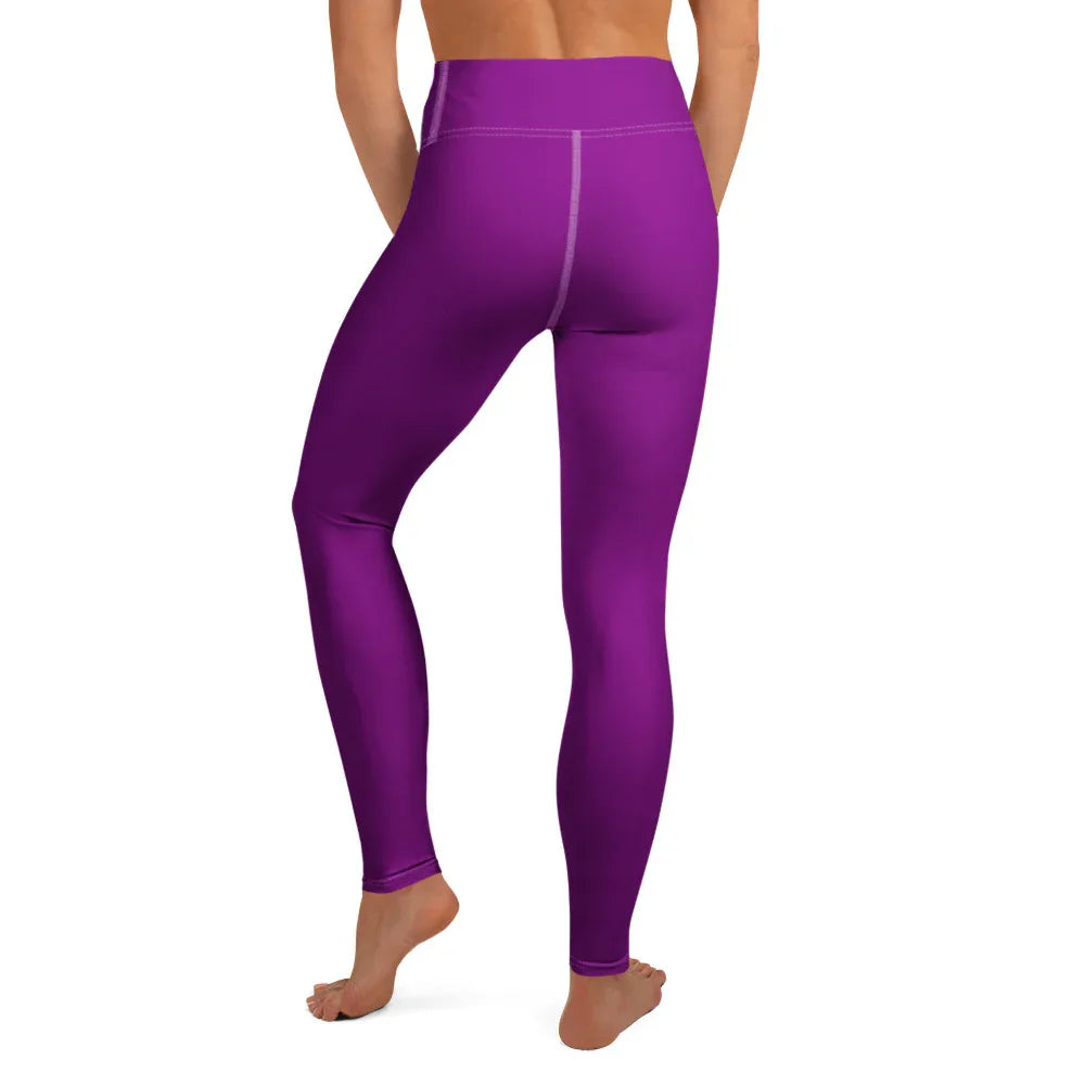 Yoga Leggings Leggings AwRans Clothing all-over-print-yoga-leggings-white-back-68773d4bcaedb