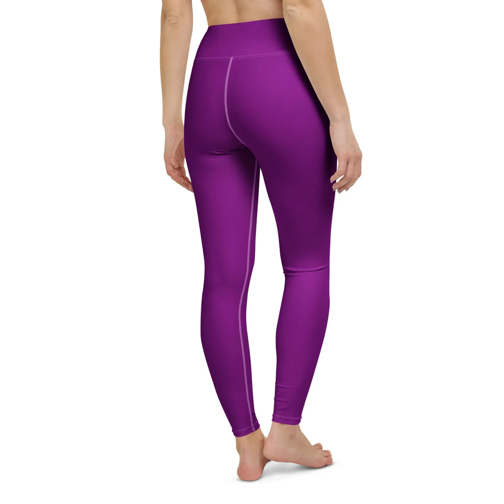 Yoga Leggings Leggings AwRans Clothing all-over-print-yoga-leggings-white-back-68773d4bcb43c