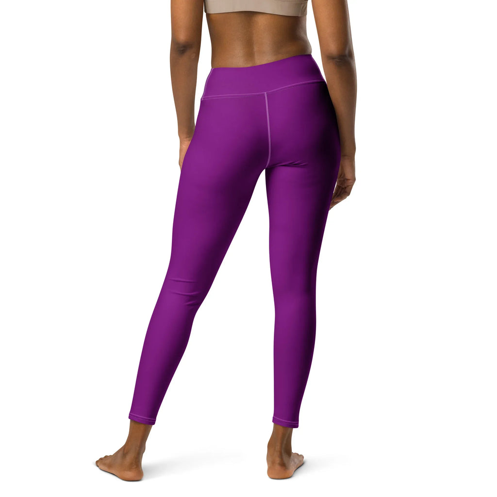 Yoga Leggings Leggings AwRans Clothing all-over-print-yoga-leggings-white-back-68773d4bcb95e