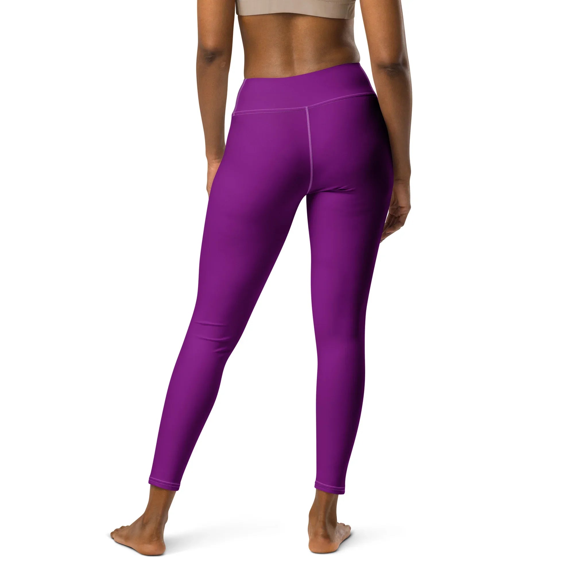 Yoga Leggings Leggings AwRans Clothing all-over-print-yoga-leggings-white-back-68773d4bcb95e