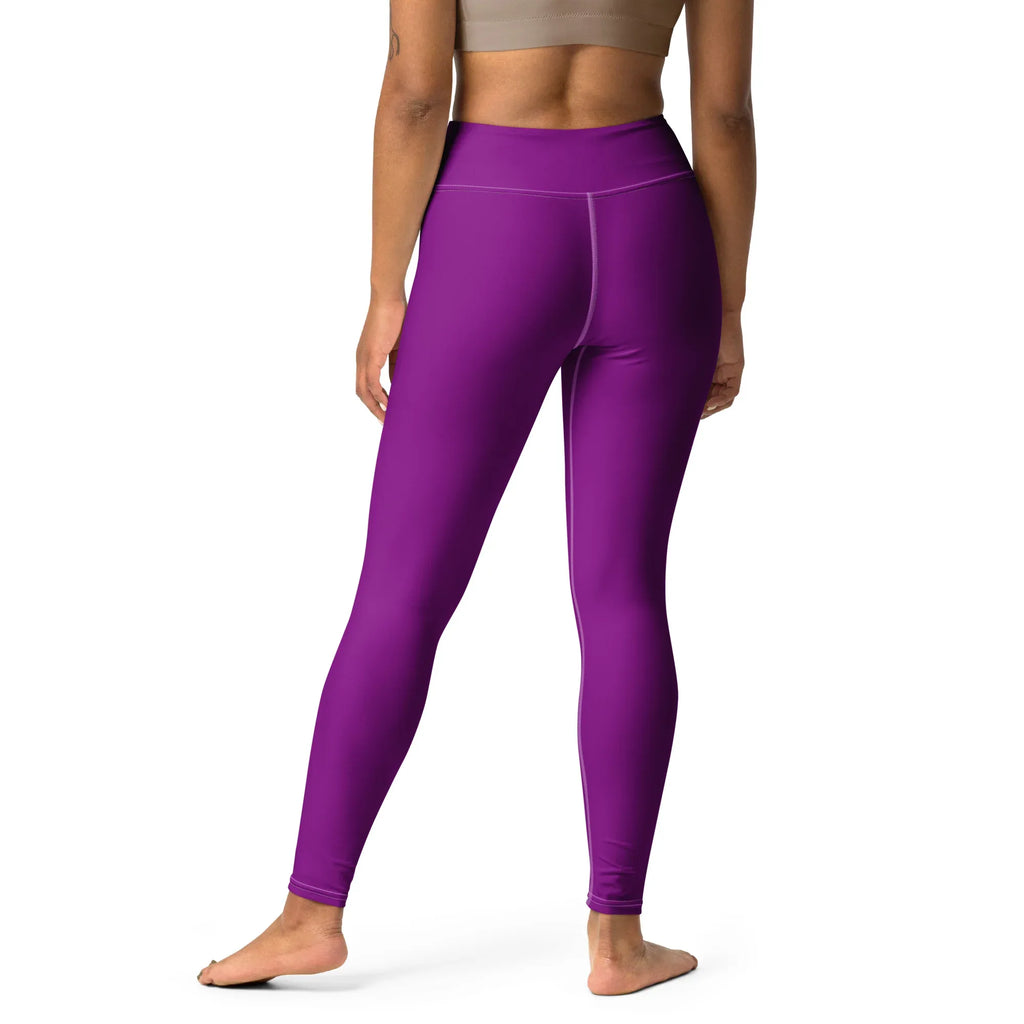 Yoga Leggings Leggings AwRans Clothing all-over-print-yoga-leggings-white-back-68773d4bcbcd4