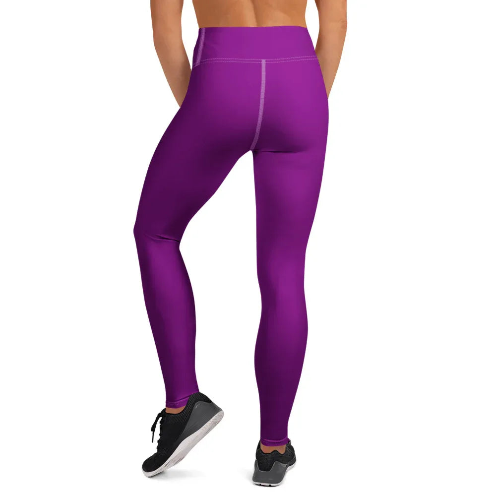 Yoga Leggings Leggings AwRans Clothing all-over-print-yoga-leggings-white-back-68773d4bcefc6