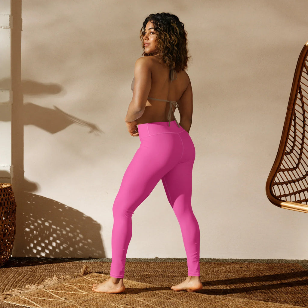 Yoga Leggings Leggings AwRans Clothing all-over-print-yoga-leggings-white-back-68773d8be29e6
