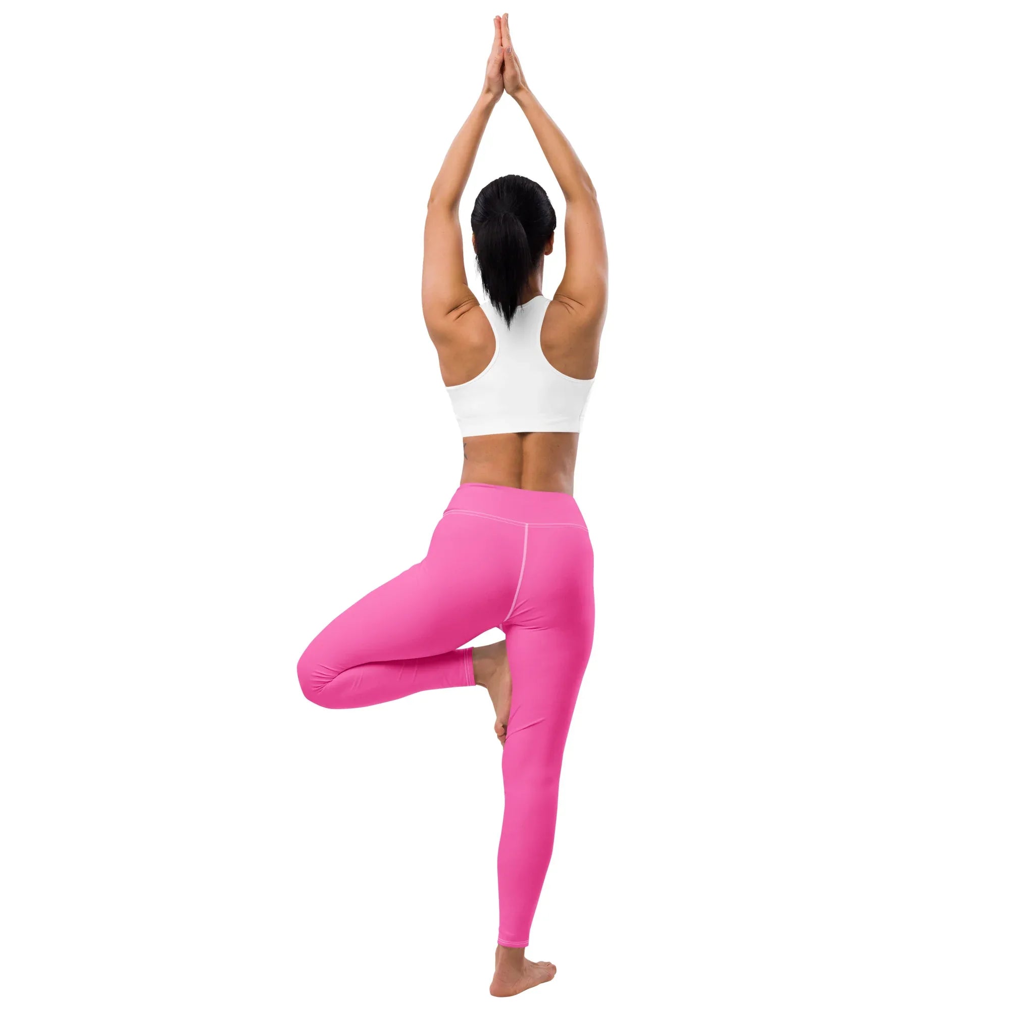 Yoga Leggings Leggings AwRans Clothing all-over-print-yoga-leggings-white-back-68773d8be2de2