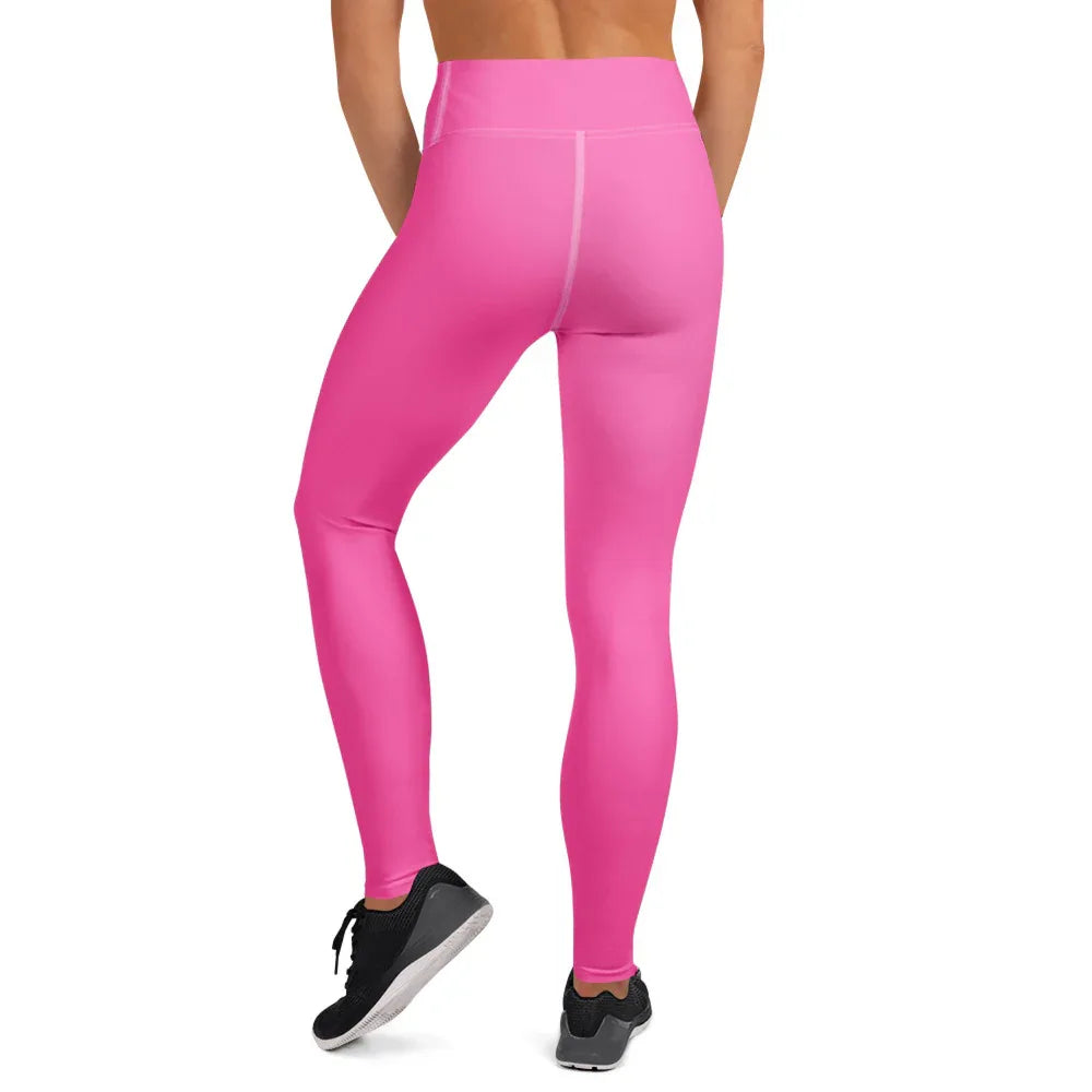 Yoga Leggings Leggings AwRans Clothing all-over-print-yoga-leggings-white-back-68773d8be5151