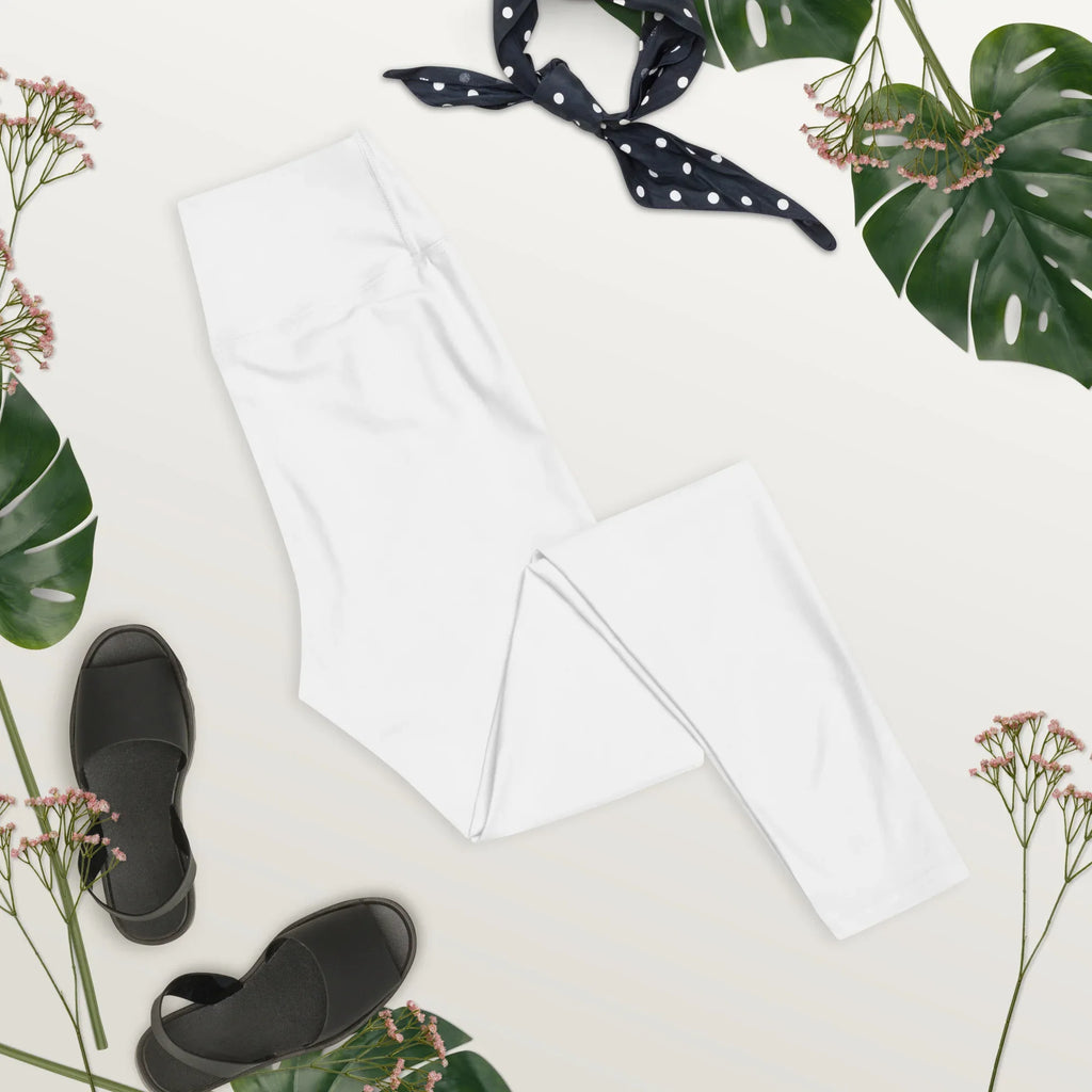 Yoga Leggings Leggings AwRans Clothing all-over-print-yoga-leggings-white-front-2-687737a398a06
