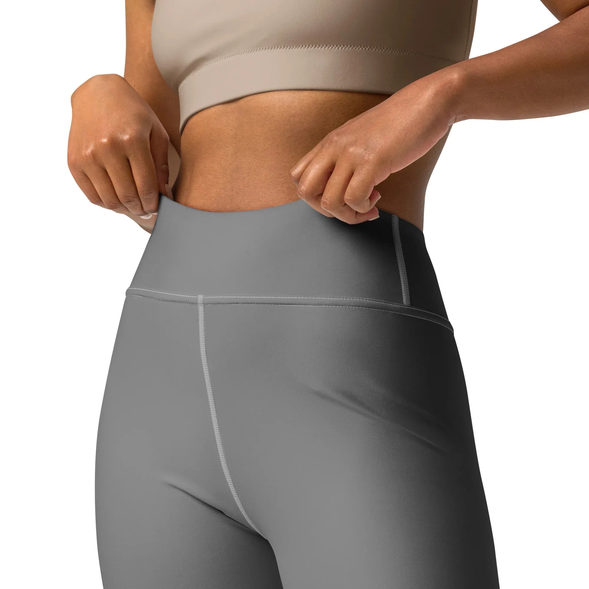 Yoga Leggings Leggings AwRans Clothing all-over-print-yoga-leggings-white-front-2-68773b935422b
