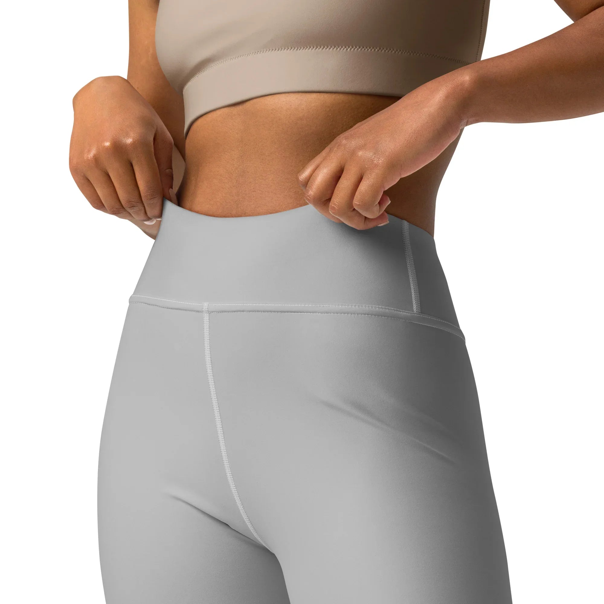 Yoga Leggings Leggings AwRans Clothing all-over-print-yoga-leggings-white-front-2-68773bd3ac1af