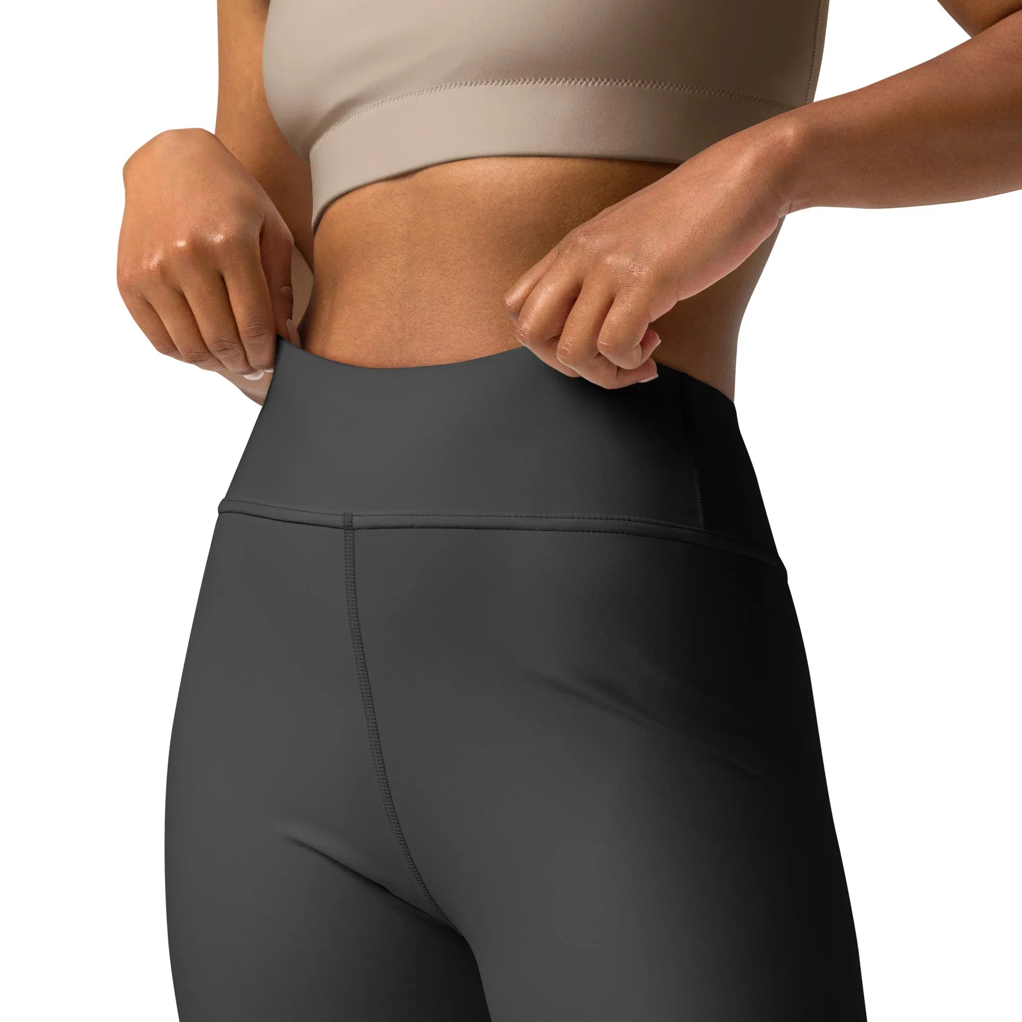 Yoga Leggings Leggings AwRans Clothing all-over-print-yoga-leggings-white-front-2-68773c4f7269d
