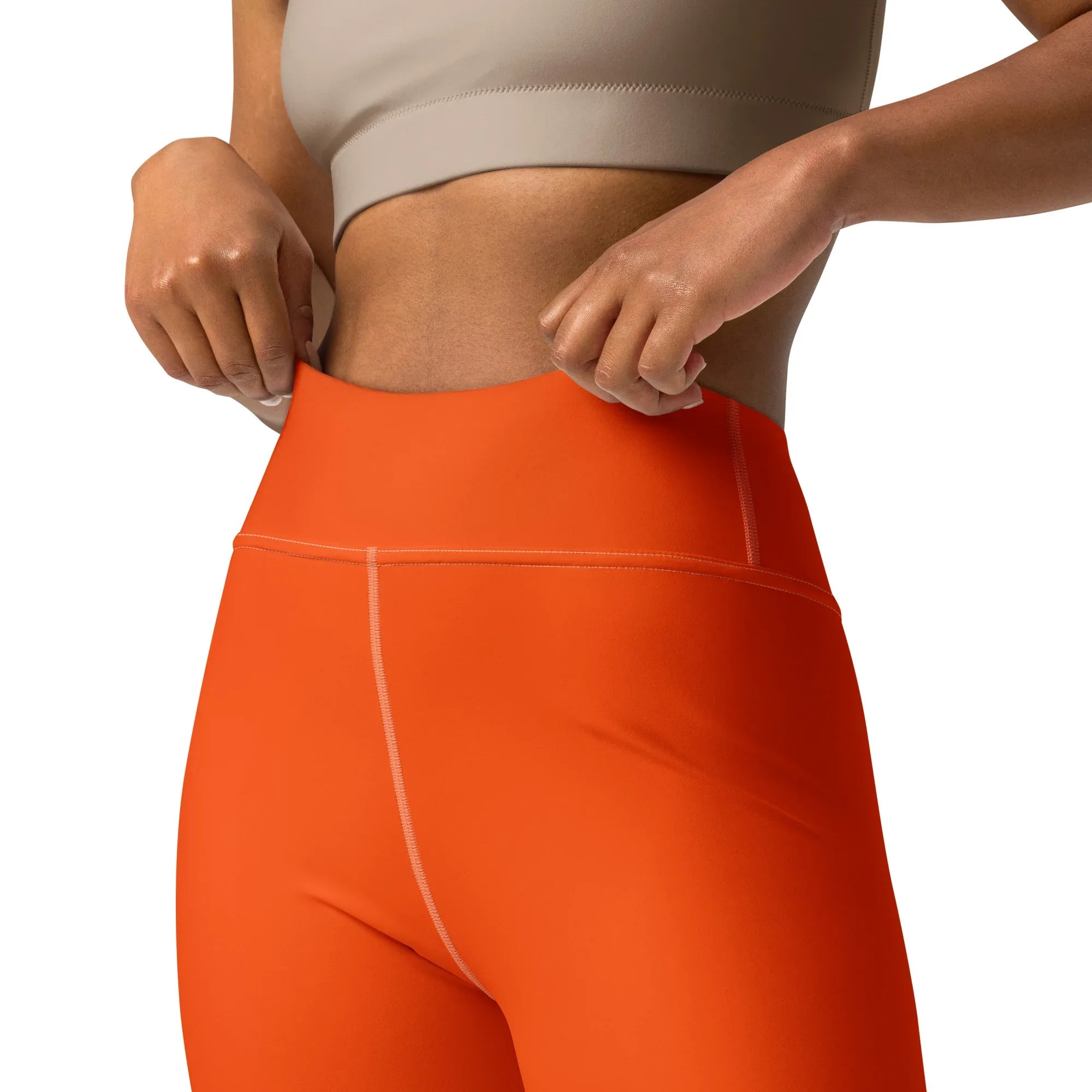 Yoga Leggings Leggings AwRans Clothing all-over-print-yoga-leggings-white-front-2-68773ccd133da