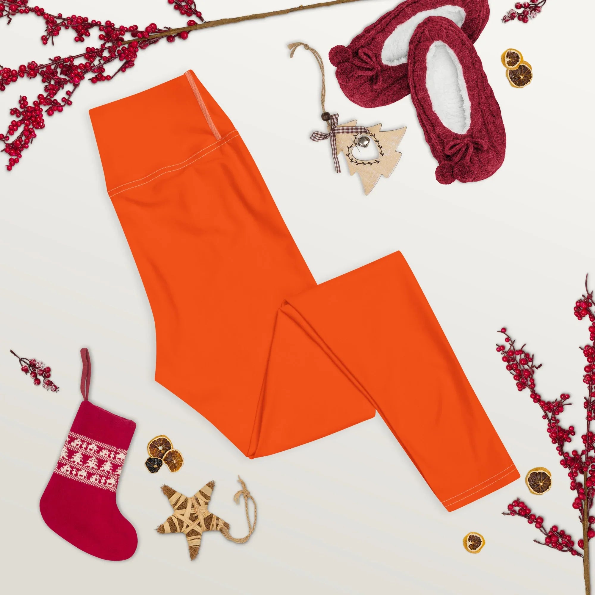 Yoga Leggings Leggings AwRans Clothing all-over-print-yoga-leggings-white-front-2-68773ccd15350