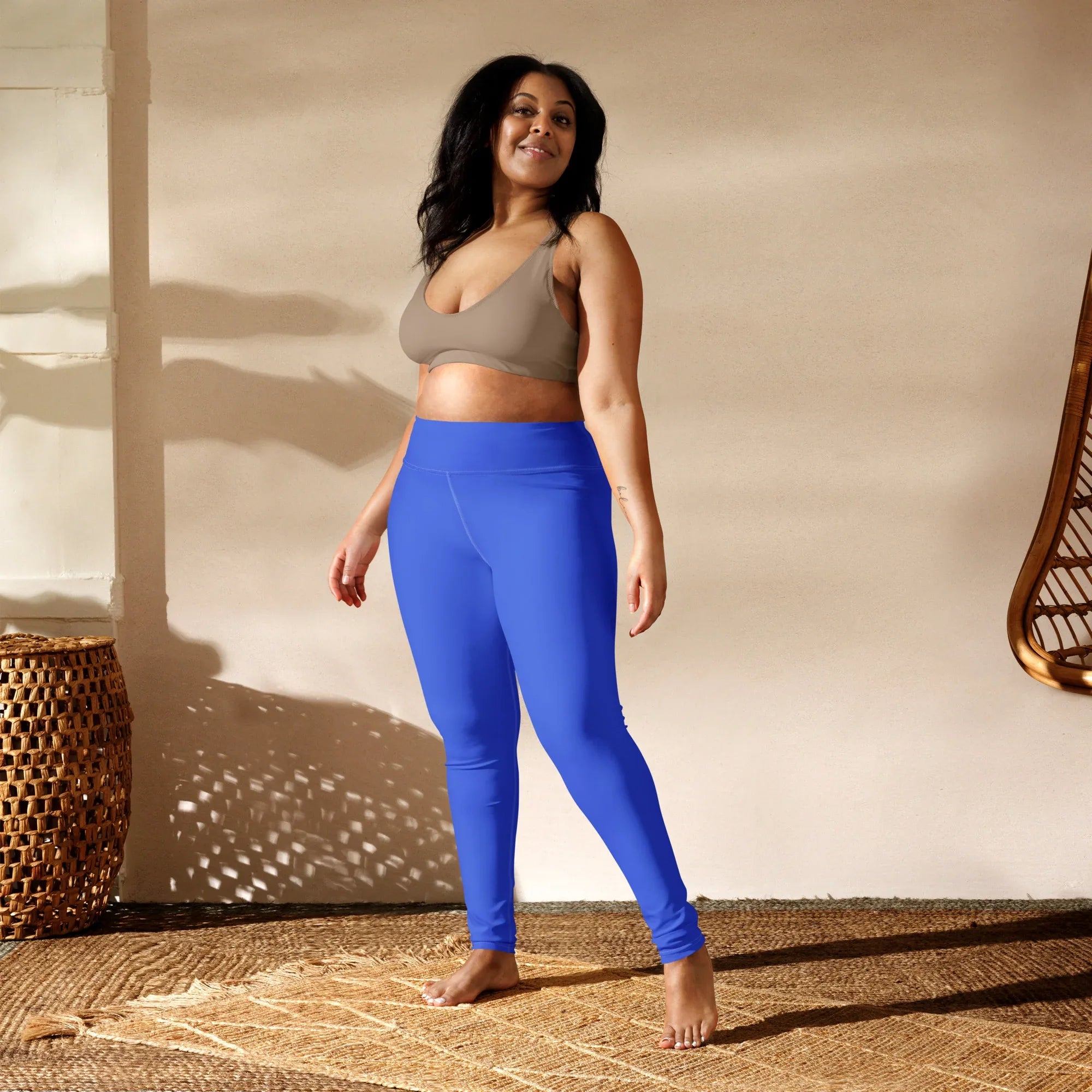 Yoga Leggings Leggings AwRans Clothing all-over-print-yoga-leggings-white-front-6877373be15b8