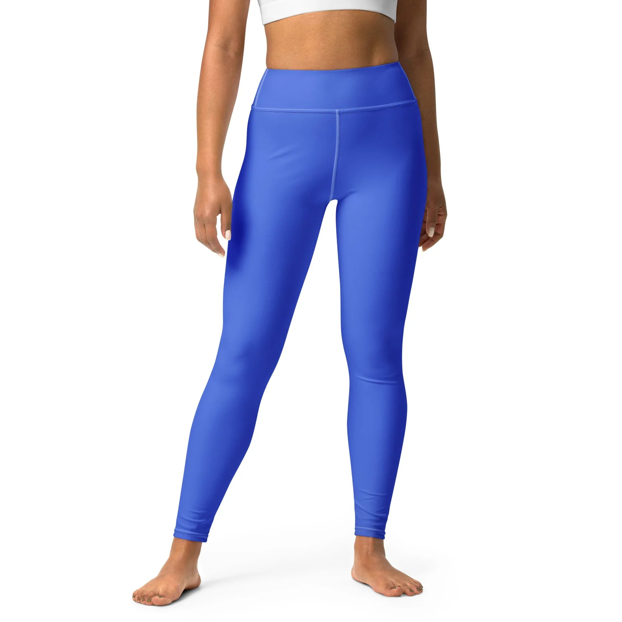 Yoga Leggings Leggings AwRans Clothing all-over-print-yoga-leggings-white-front-6877373be2411