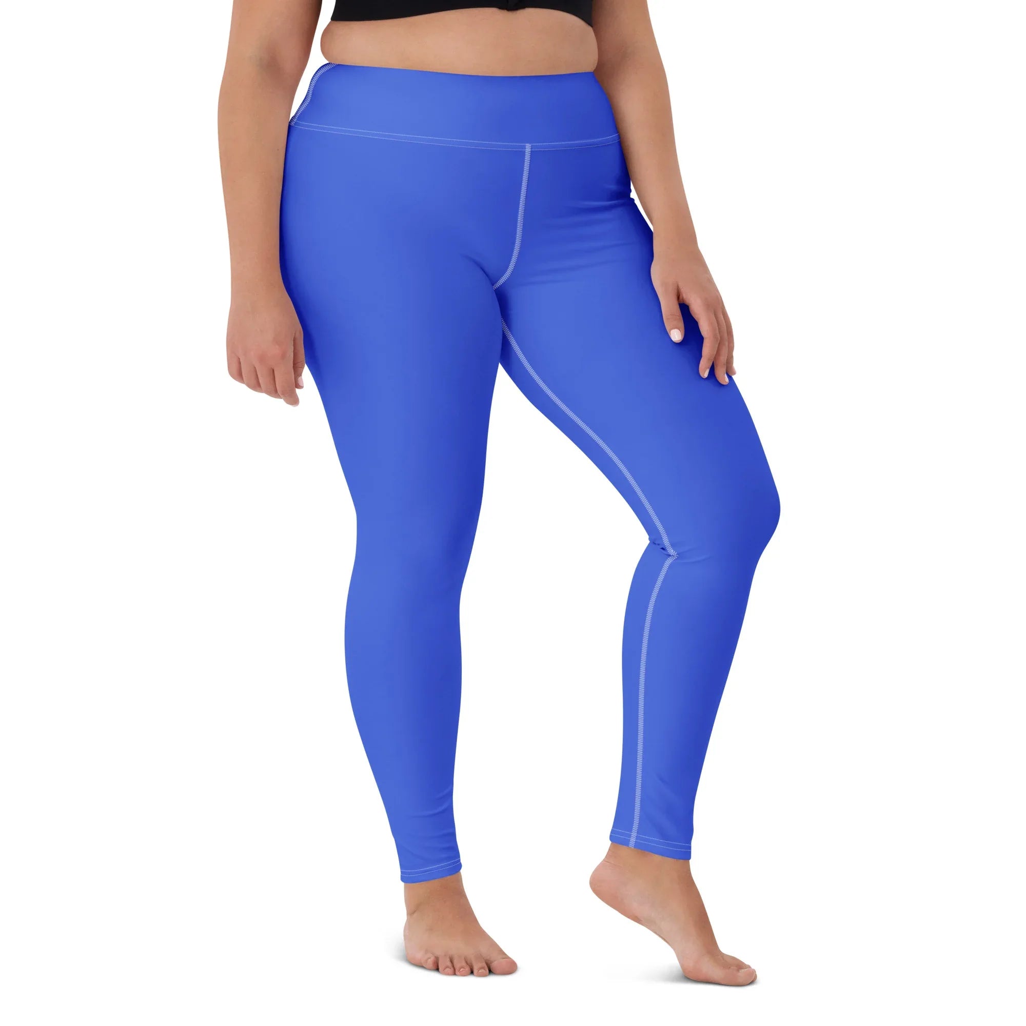 Yoga Leggings Leggings AwRans Clothing all-over-print-yoga-leggings-white-front-6877373be2bfc