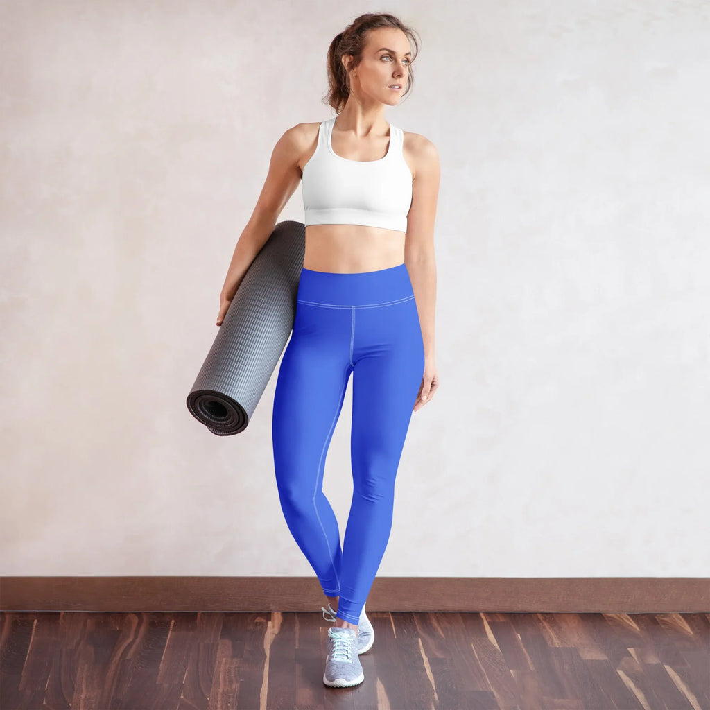 Yoga Leggings Leggings AwRans Clothing all-over-print-yoga-leggings-white-front-6877373be371c