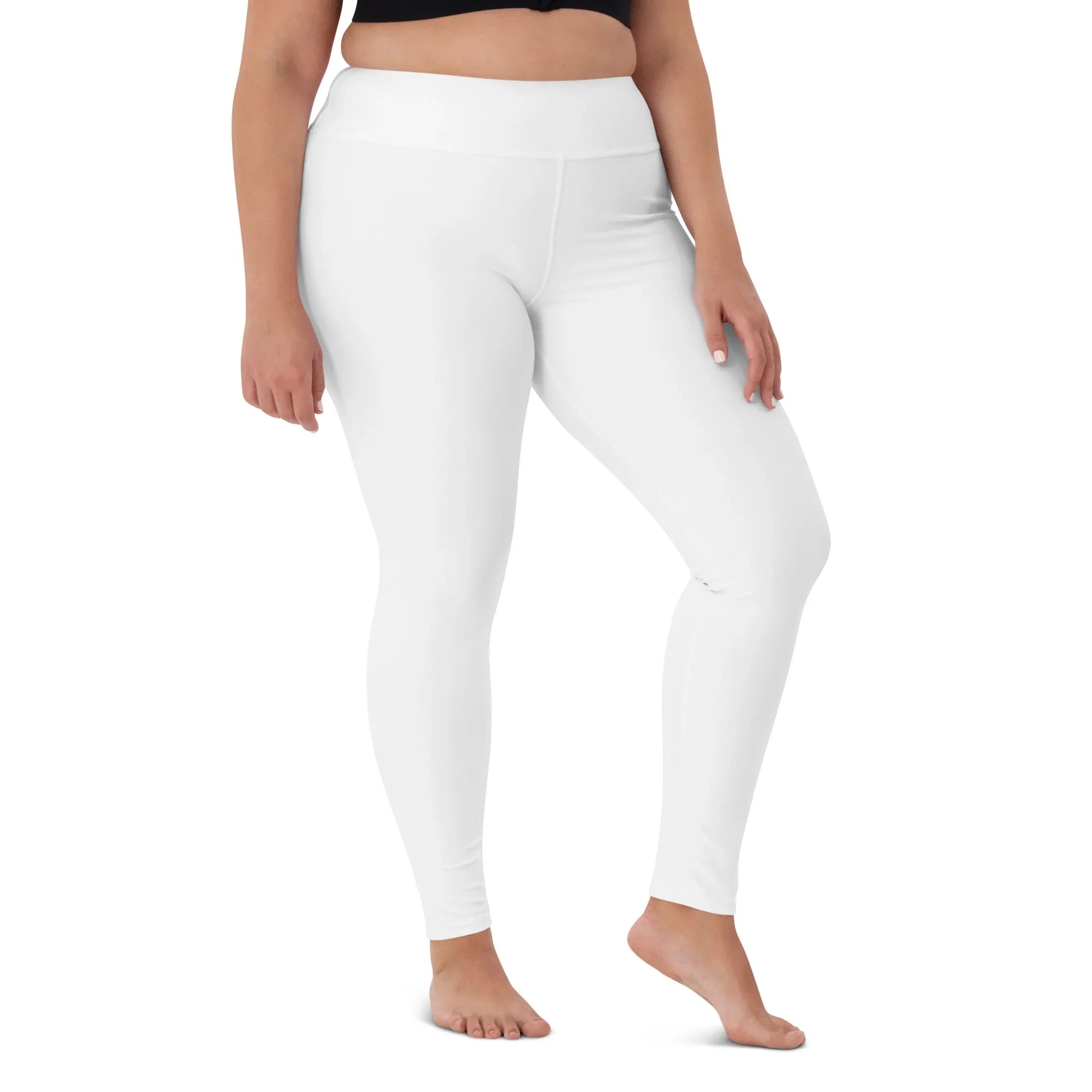 Yoga Leggings Leggings AwRans Clothing all-over-print-yoga-leggings-white-front-687737a39855d