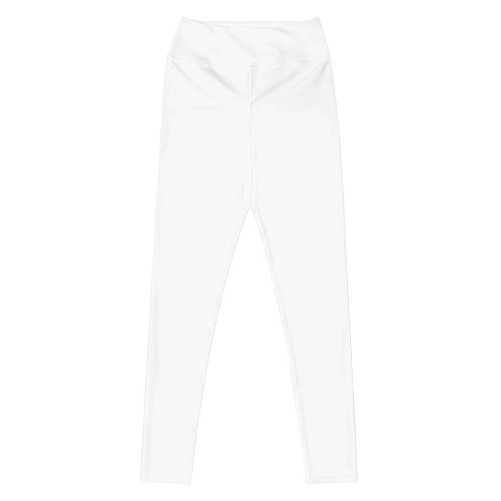 Yoga Leggings Leggings AwRans Clothing all-over-print-yoga-leggings-white-front-687737a398948