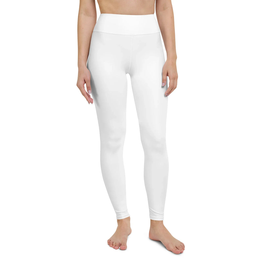 Yoga Leggings Leggings AwRans Clothing all-over-print-yoga-leggings-white-front-687737a398f11