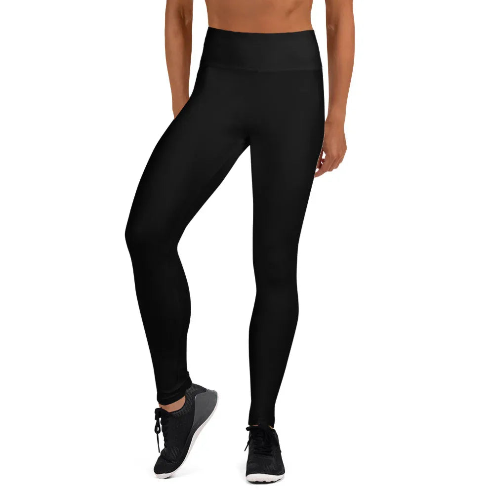 Yoga Leggings XL Leggings AwRans Clothing all-over-print-yoga-leggings-white-front-687737e6efeab