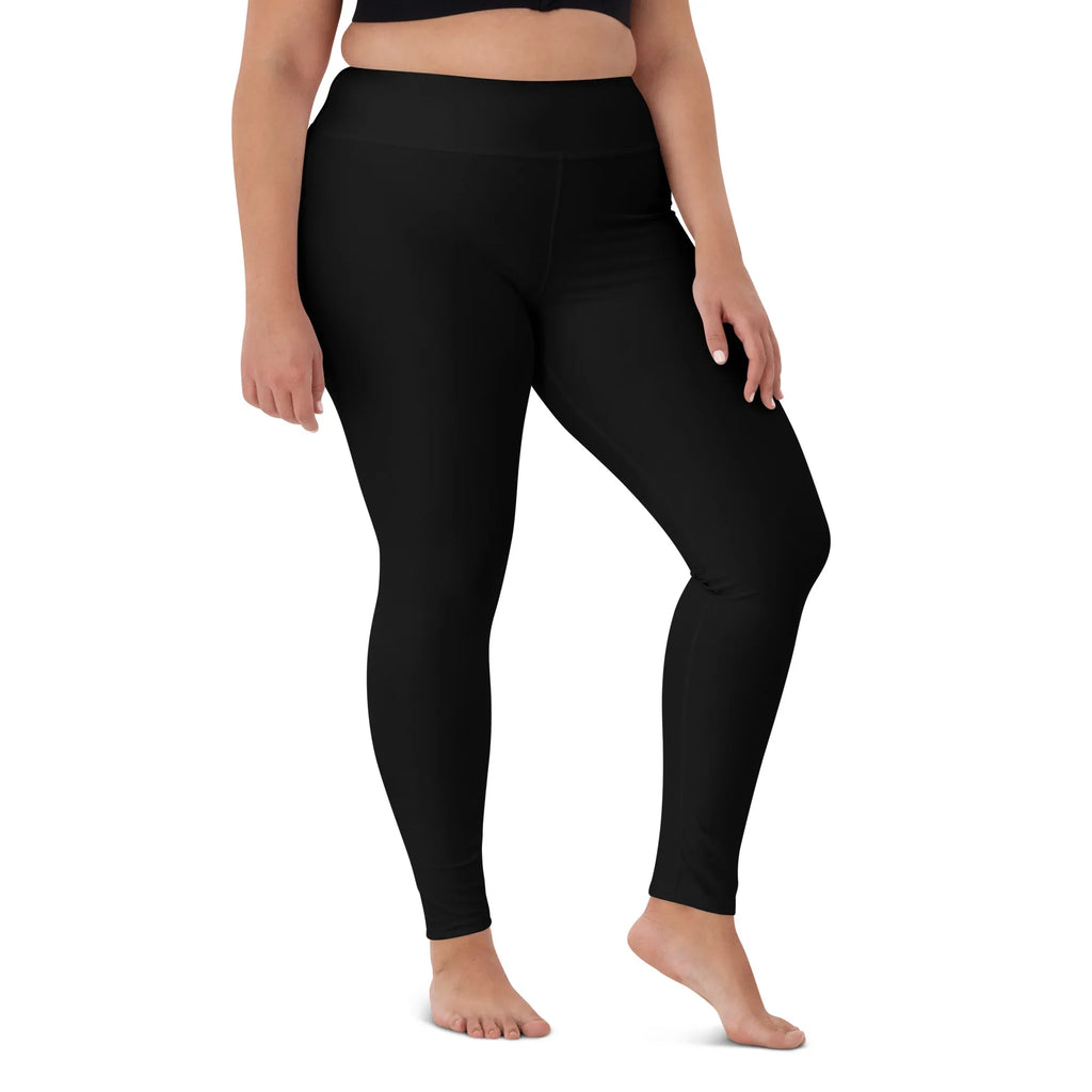 Yoga Leggings Leggings AwRans Clothing all-over-print-yoga-leggings-white-front-687737e6f2641