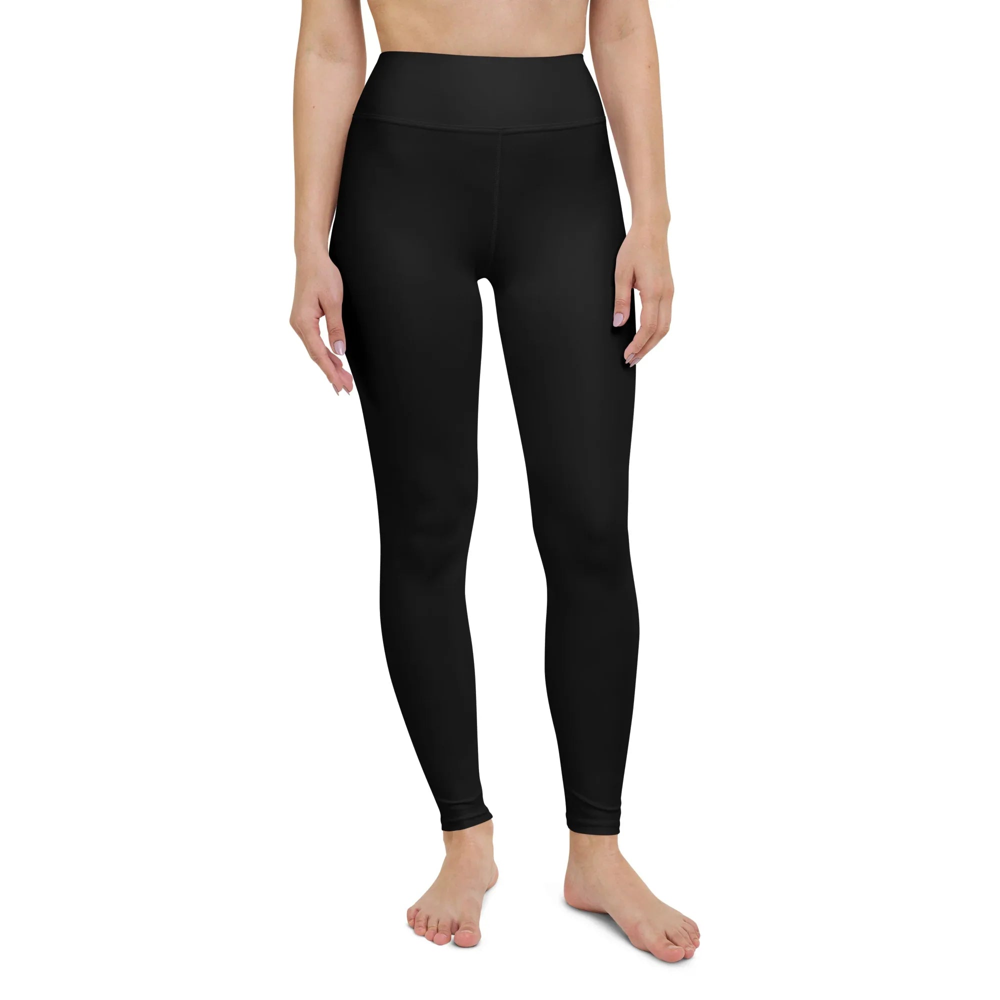 Yoga Leggings Leggings AwRans Clothing all-over-print-yoga-leggings-white-front-687737e6f3008