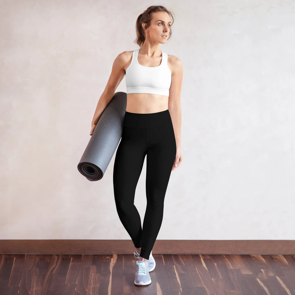 Yoga Leggings Leggings AwRans Clothing all-over-print-yoga-leggings-white-front-687737e6f3173
