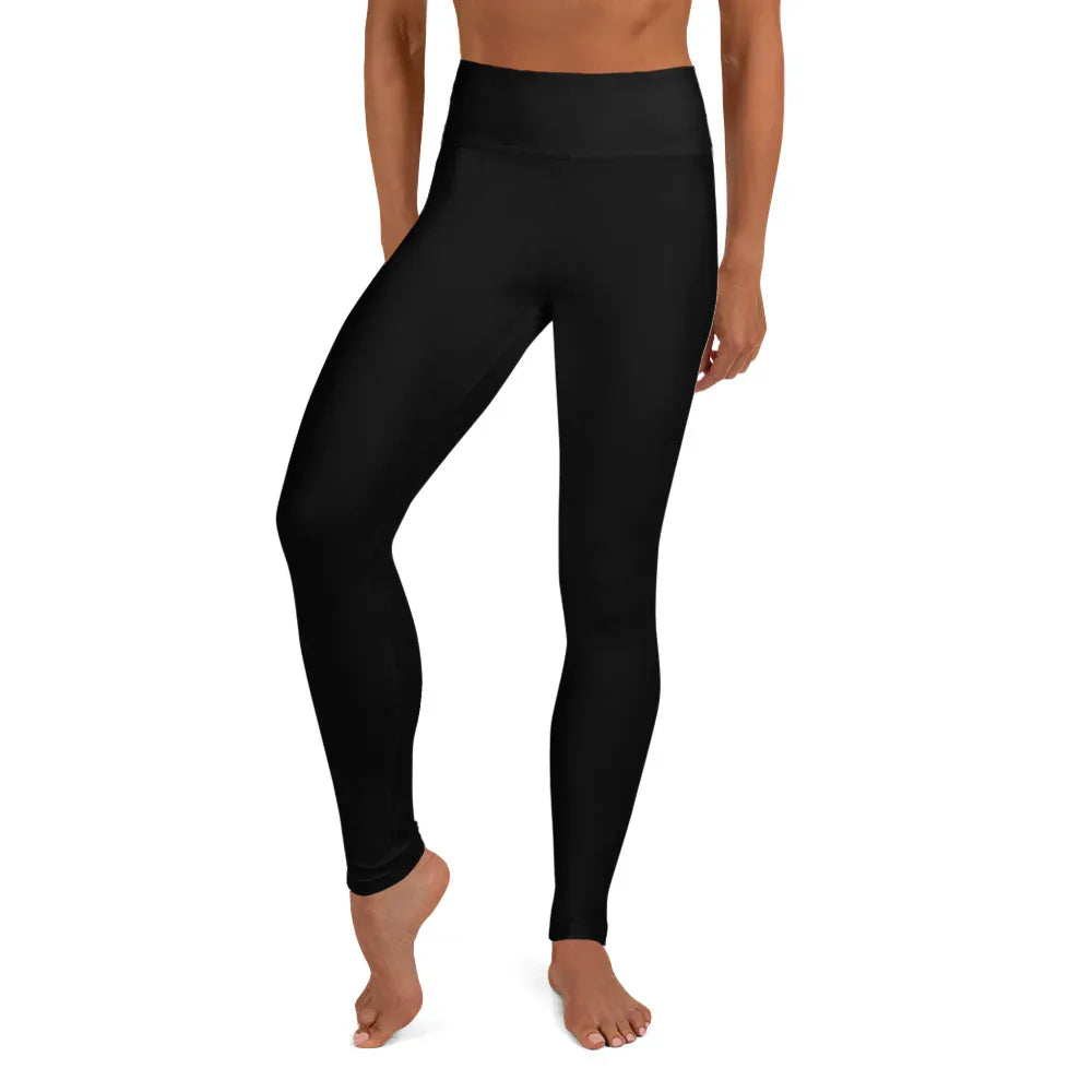 Yoga Leggings Leggings AwRans Clothing all-over-print-yoga-leggings-white-front-687737e6f338a