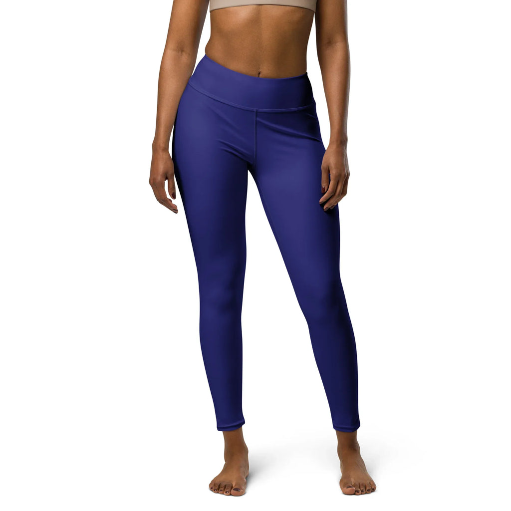 Yoga Leggings Leggings AwRans Clothing all-over-print-yoga-leggings-white-front-687738a23868b