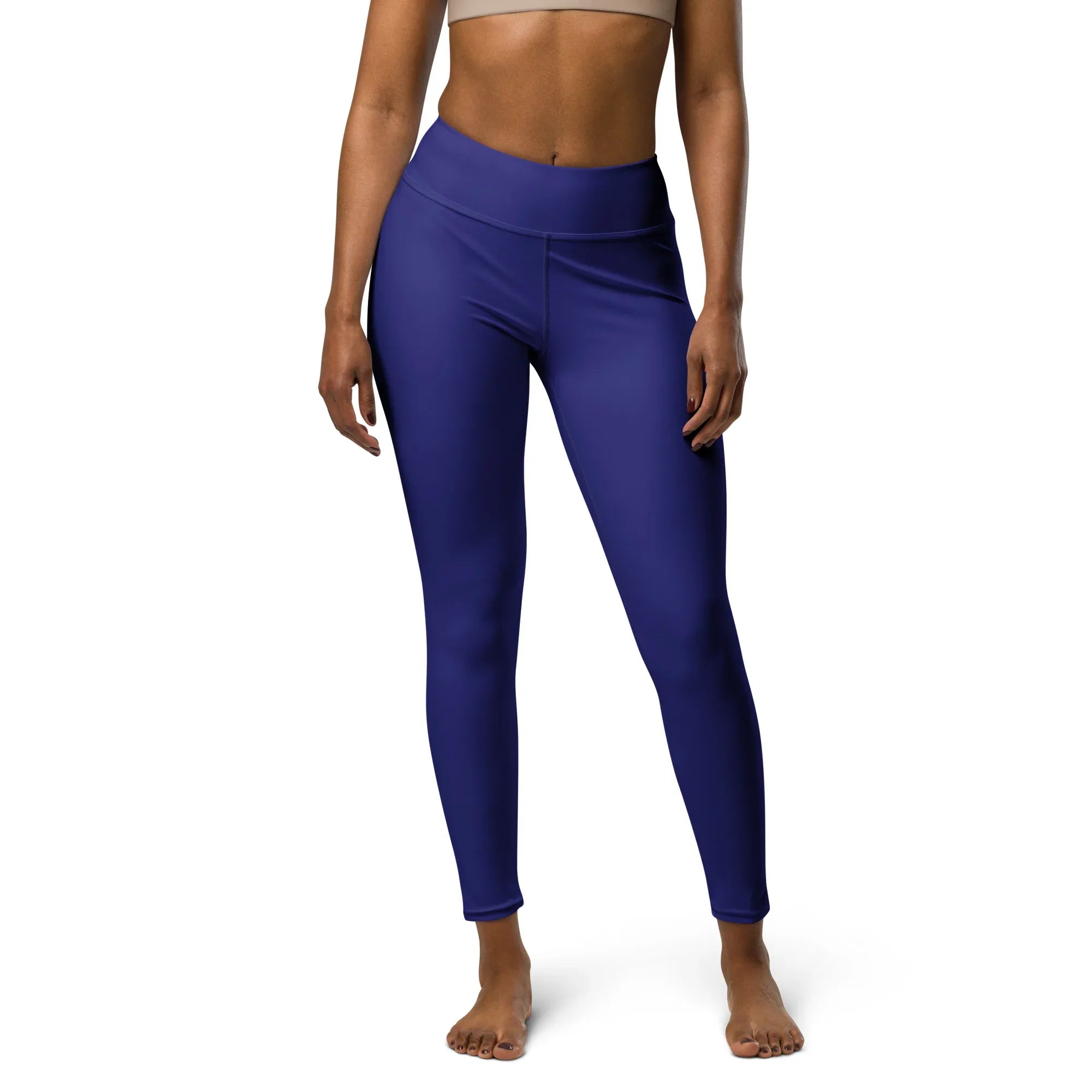 Yoga Leggings Leggings AwRans Clothing all-over-print-yoga-leggings-white-front-687738a23868b