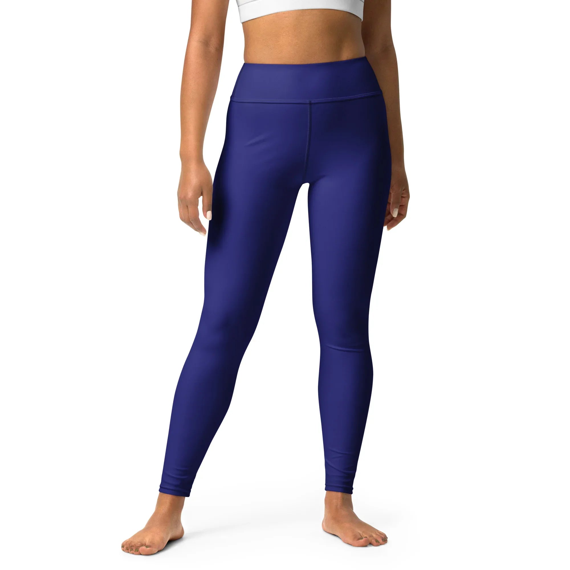 Yoga Leggings Leggings AwRans Clothing all-over-print-yoga-leggings-white-front-687738a23883c