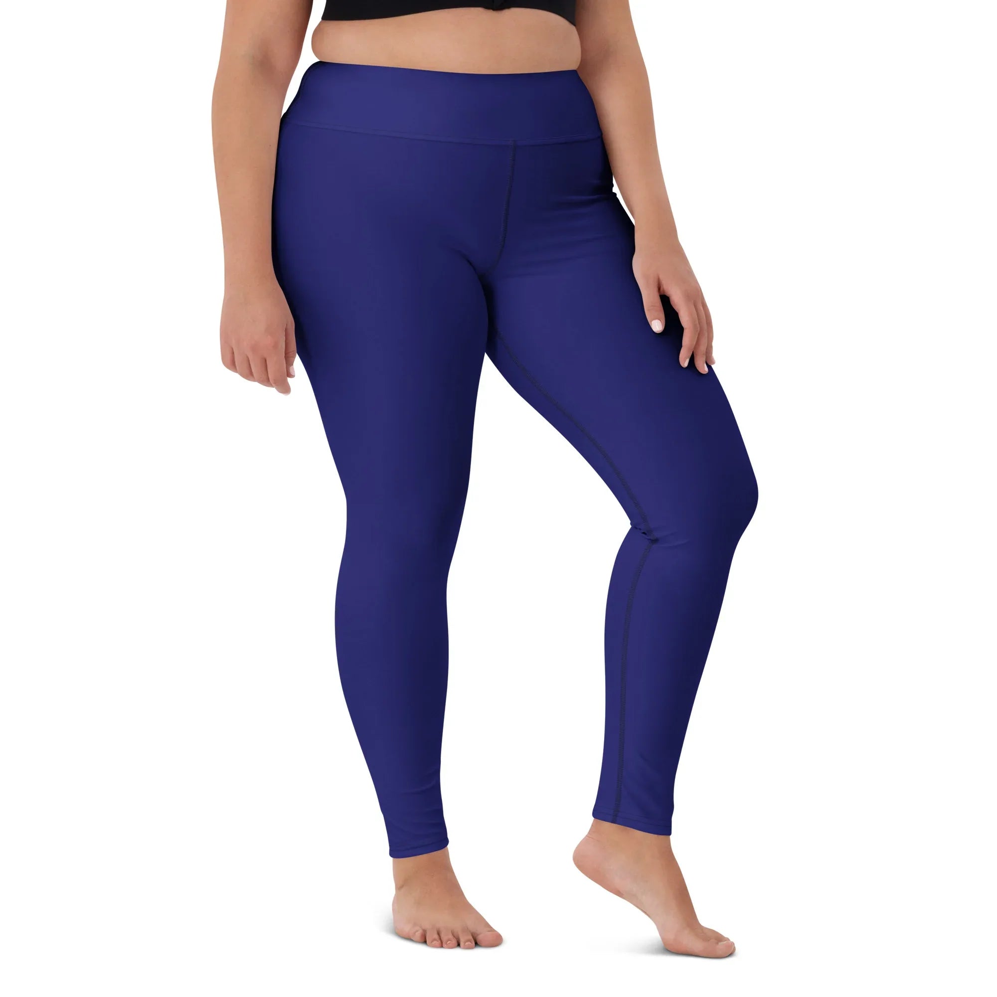 Yoga Leggings Leggings AwRans Clothing all-over-print-yoga-leggings-white-front-687738a239356