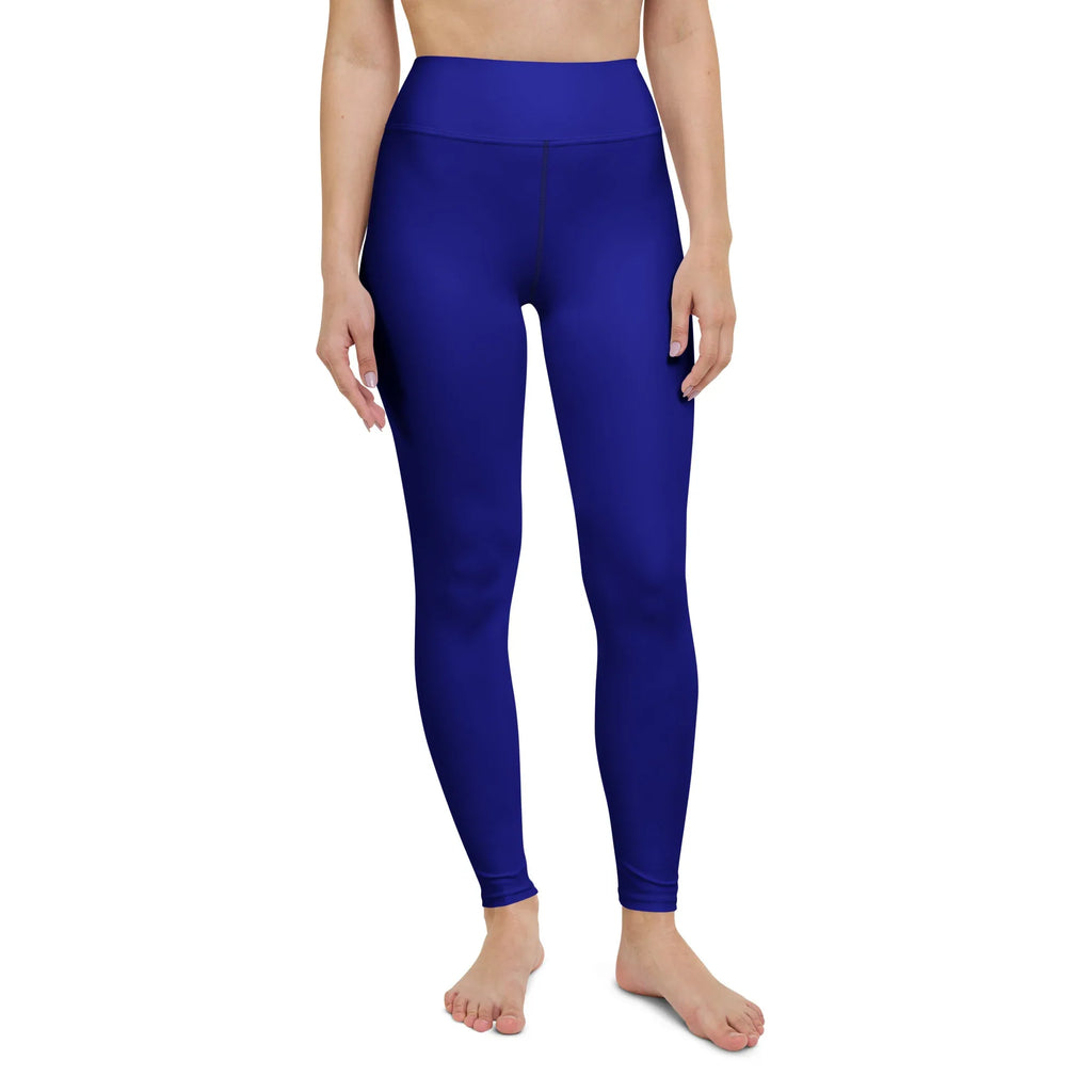 Yoga Leggings Leggings AwRans Clothing all-over-print-yoga-leggings-white-front-687739e82f3c0