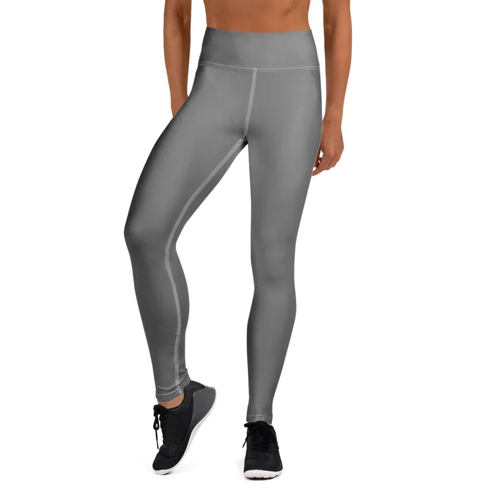 Yoga Leggings XL Leggings AwRans Clothing all-over-print-yoga-leggings-white-front-68773b9353a13