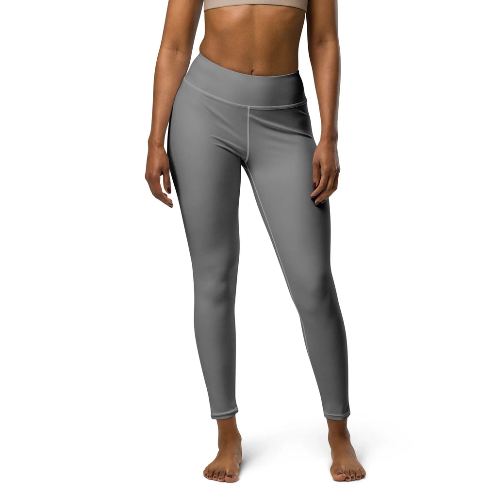 Yoga Leggings Leggings AwRans Clothing all-over-print-yoga-leggings-white-front-68773b935535b