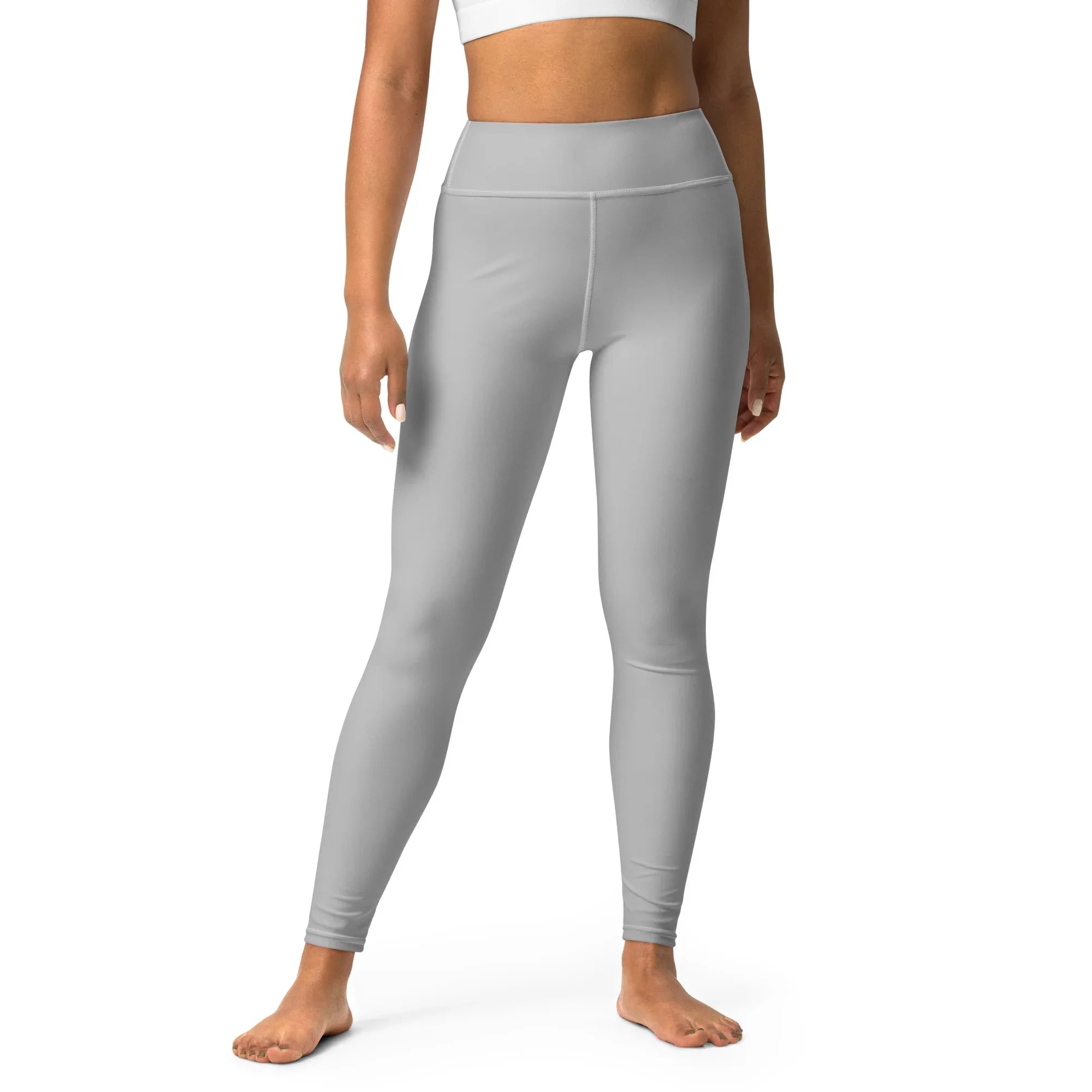 Yoga Leggings Leggings AwRans Clothing all-over-print-yoga-leggings-white-front-68773bd3ad539