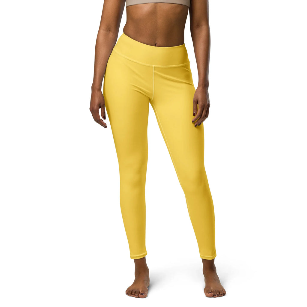 Yoga Leggings Leggings AwRans Clothing all-over-print-yoga-leggings-white-front-68773c111b8b9