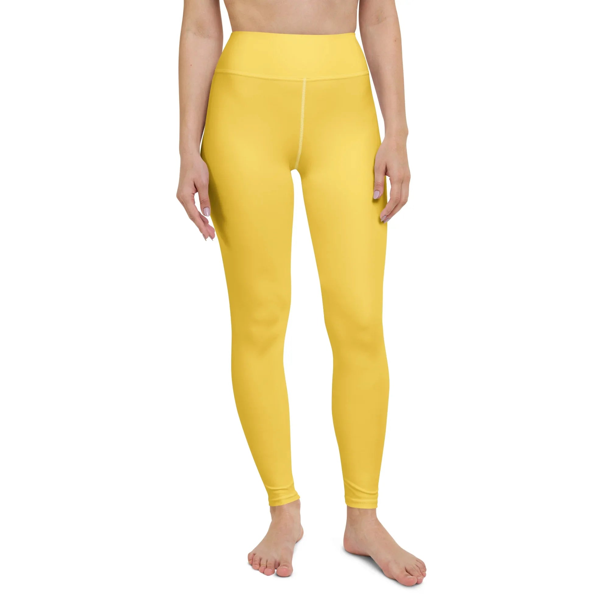 Yoga Leggings Leggings AwRans Clothing all-over-print-yoga-leggings-white-front-68773c111e2ce