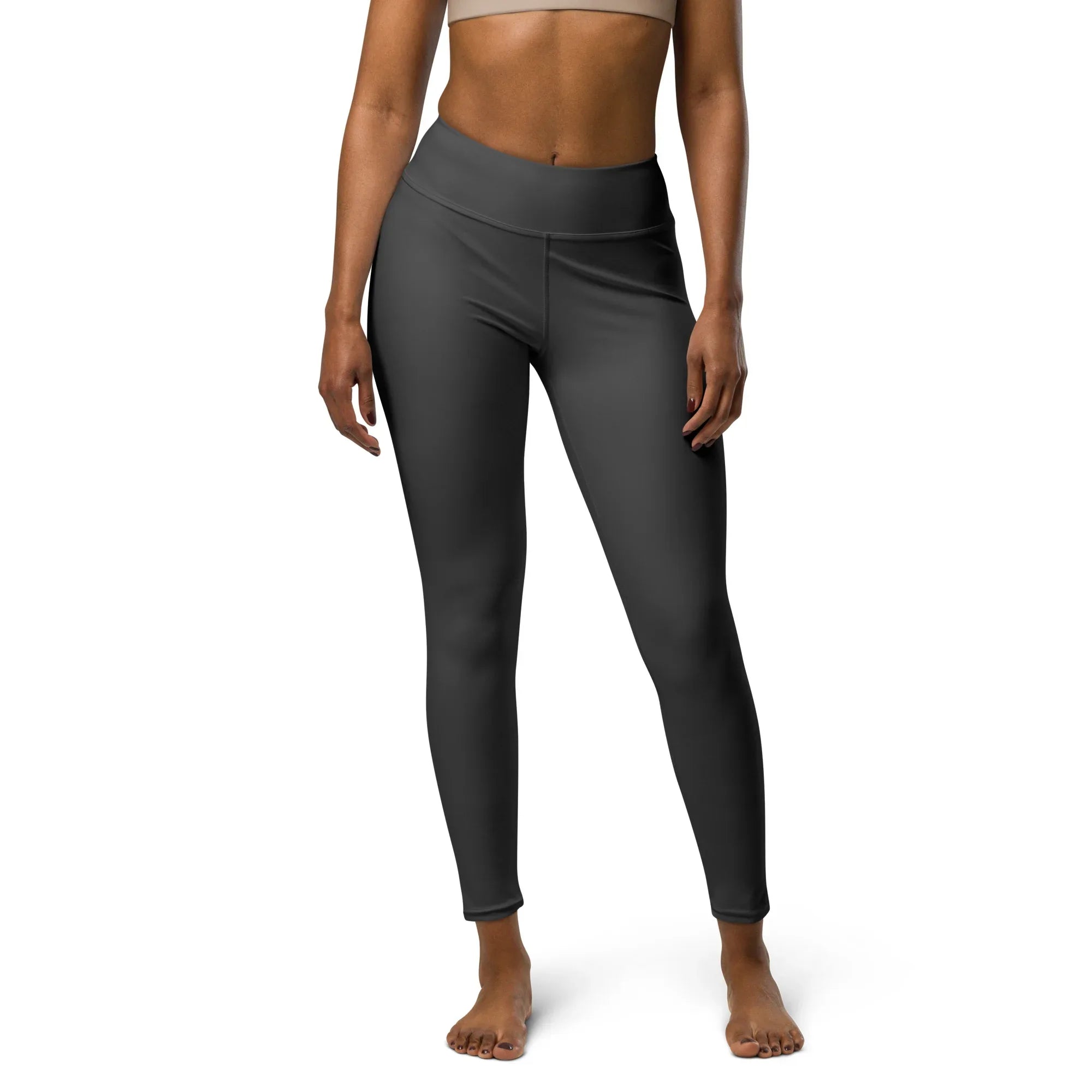 Yoga Leggings Leggings AwRans Clothing all-over-print-yoga-leggings-white-front-68773c4f7368b