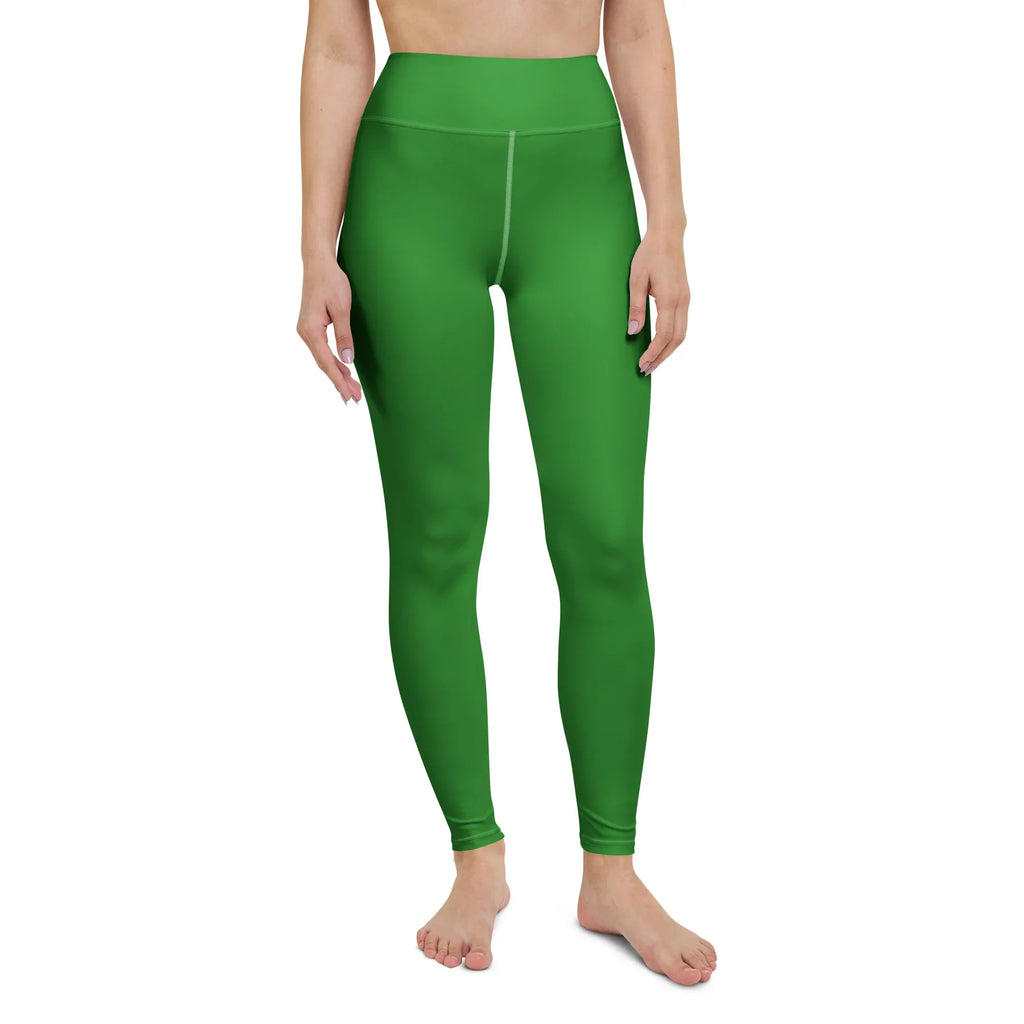 Yoga Leggings Leggings AwRans Clothing all-over-print-yoga-leggings-white-front-68773c8e5710f