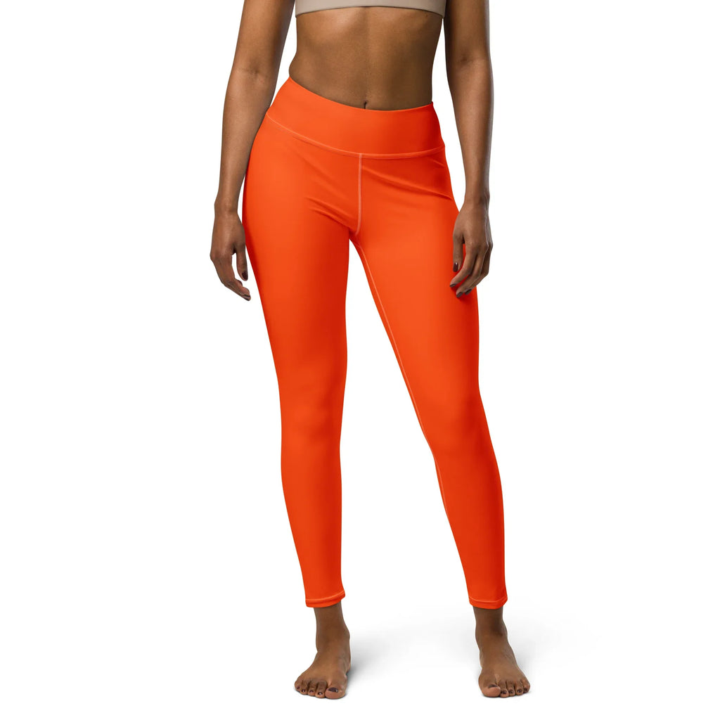Yoga Leggings Leggings AwRans Clothing all-over-print-yoga-leggings-white-front-68773ccd143b7