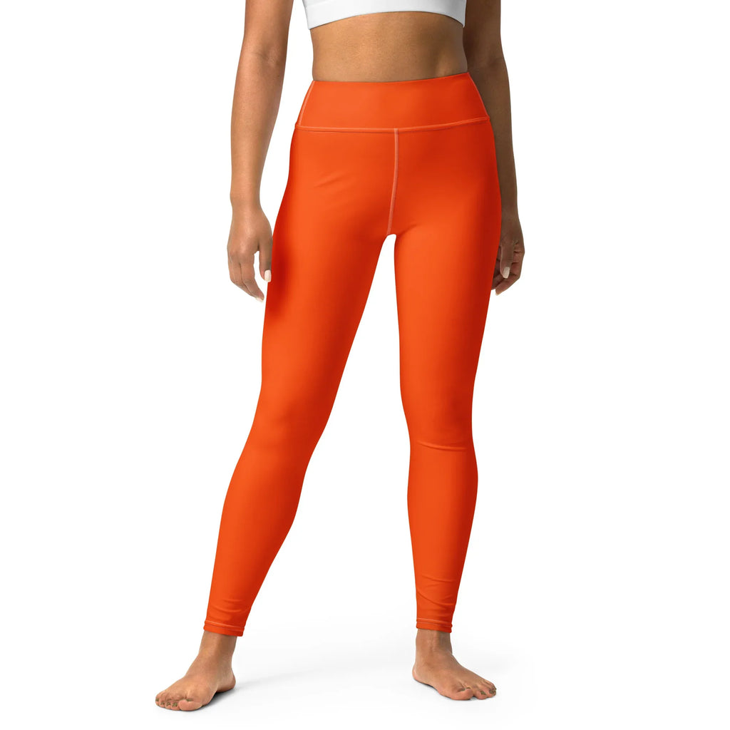 Yoga Leggings Leggings AwRans Clothing all-over-print-yoga-leggings-white-front-68773ccd14551