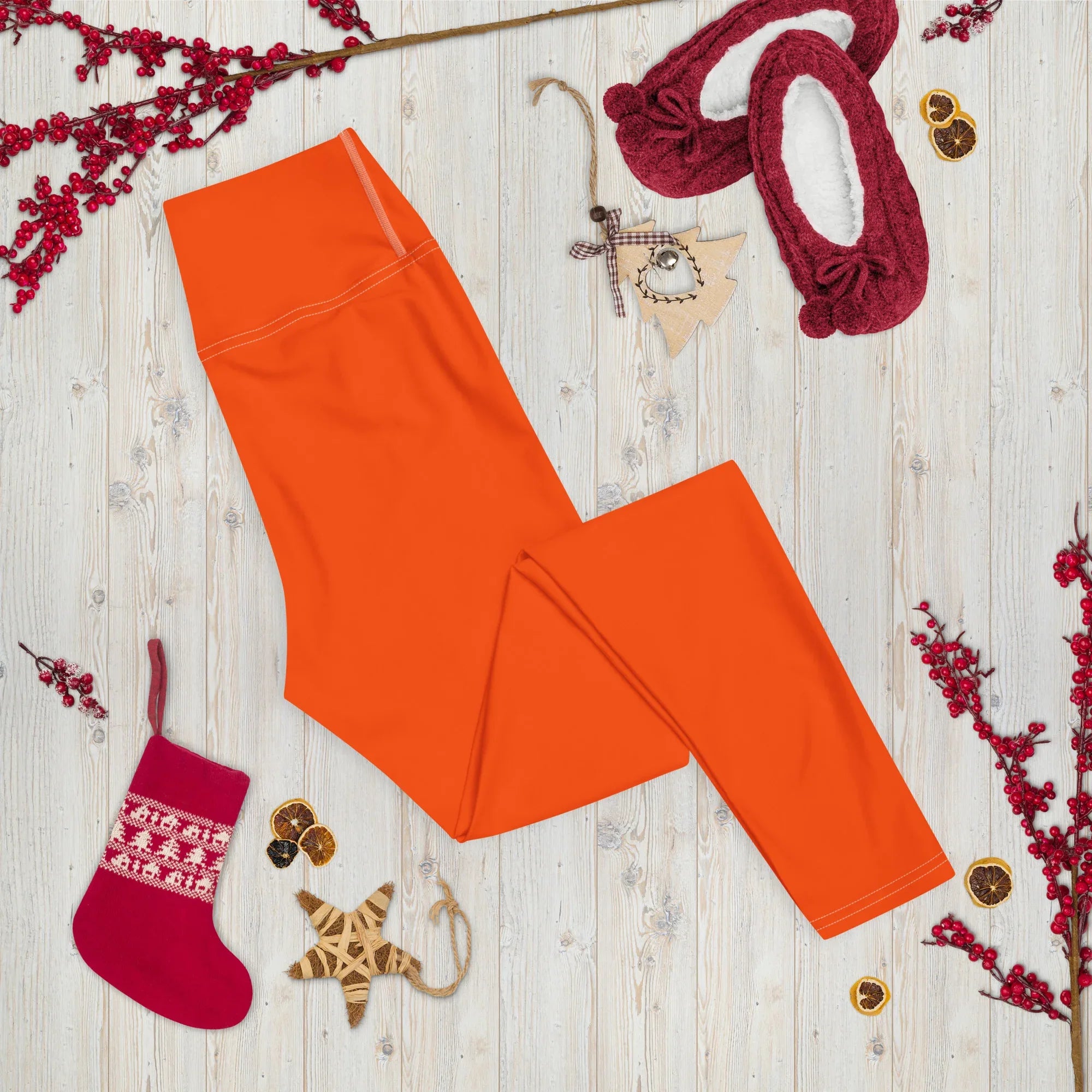 Yoga Leggings Leggings AwRans Clothing all-over-print-yoga-leggings-white-front-68773ccd15406