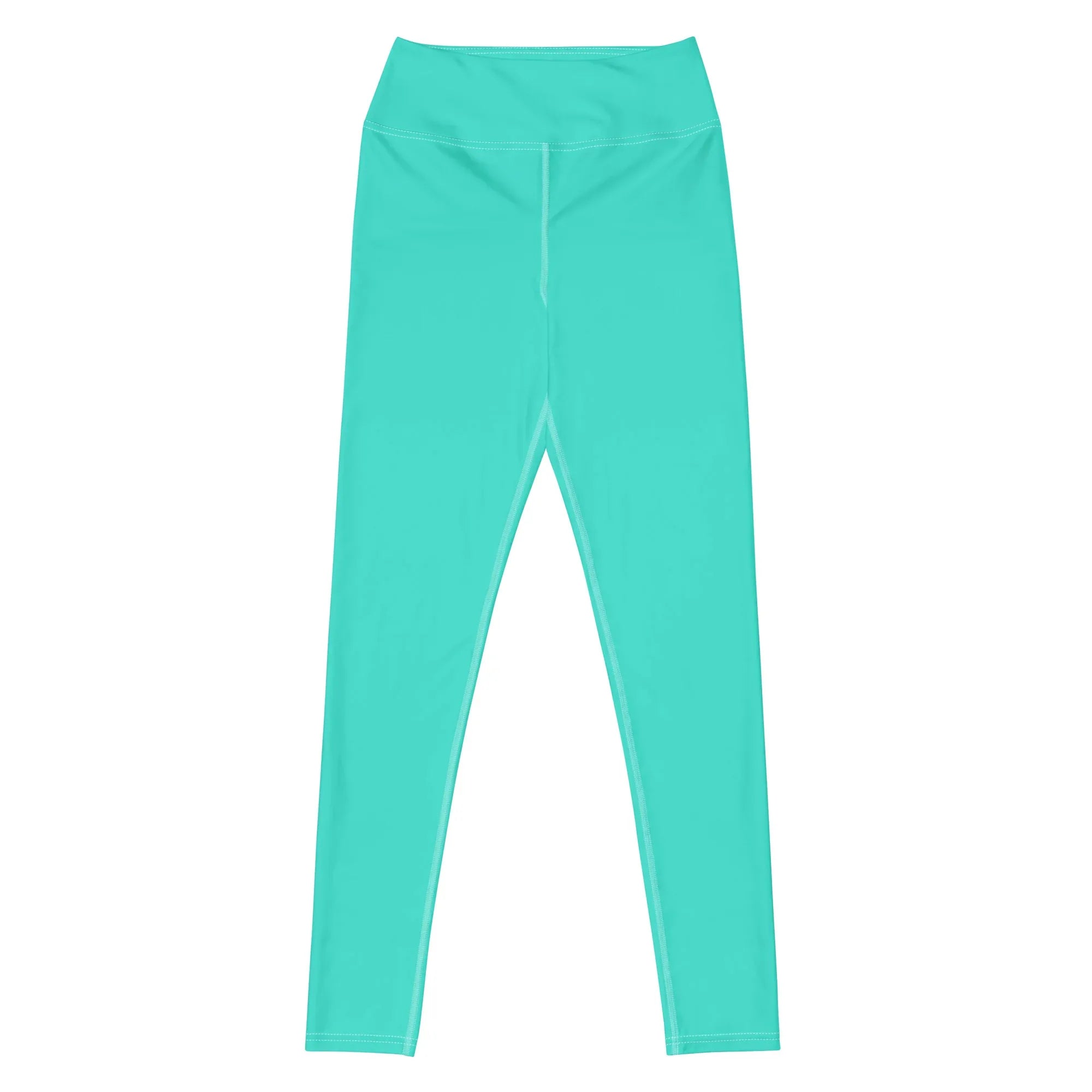 Yoga Leggings Leggings AwRans Clothing all-over-print-yoga-leggings-white-front-68773d0c58f70