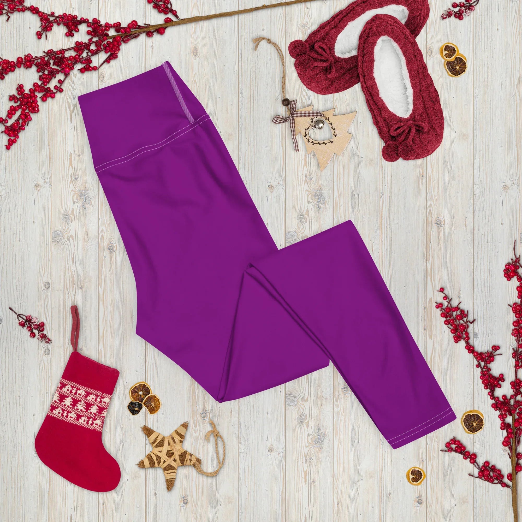 Yoga Leggings Leggings AwRans Clothing all-over-print-yoga-leggings-white-front-68773d4bcdcd9