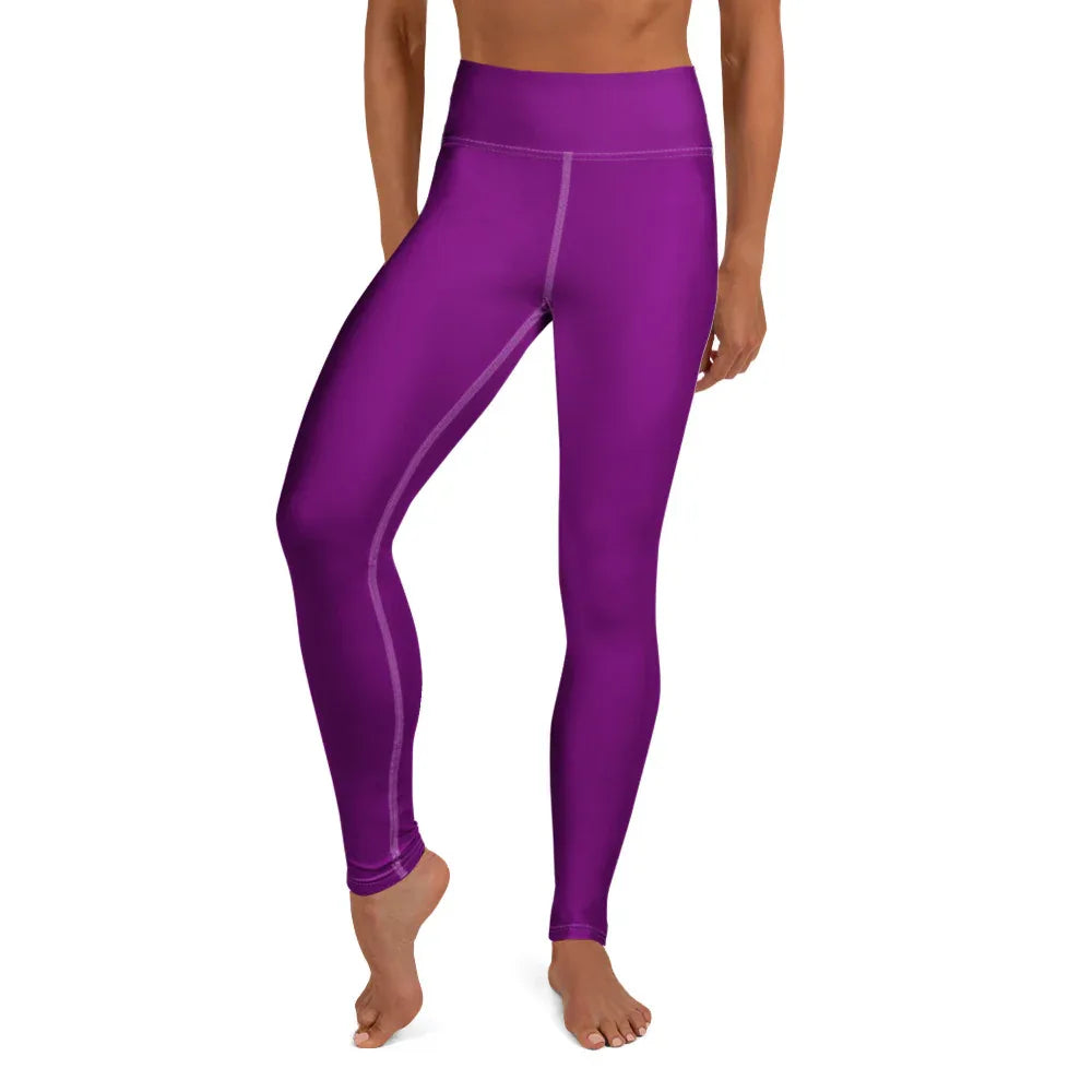 Yoga Leggings Leggings AwRans Clothing all-over-print-yoga-leggings-white-front-68773d4bce9dc