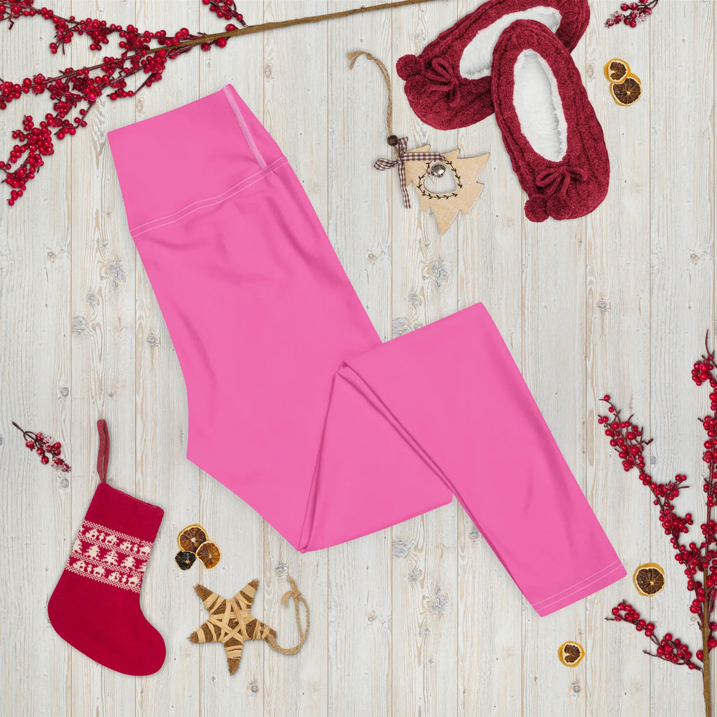 Yoga Leggings Leggings AwRans Clothing all-over-print-yoga-leggings-white-front-68773d8be47ea